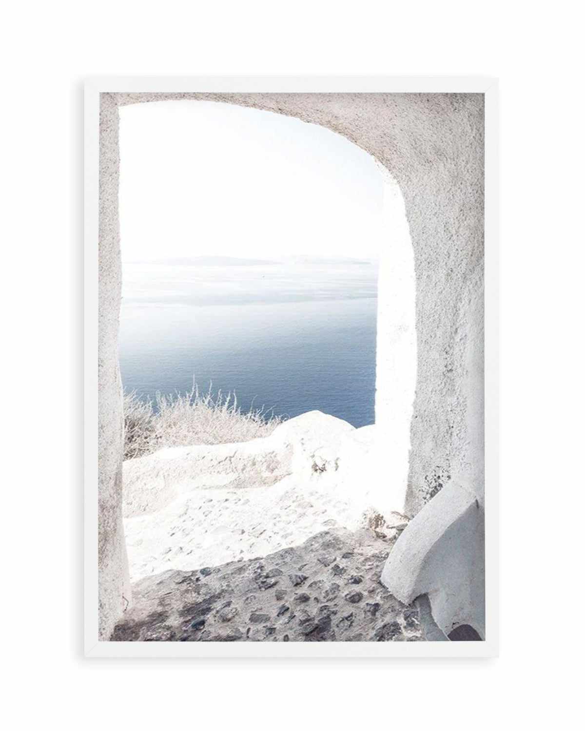 Ocean View | Santorini Art Print