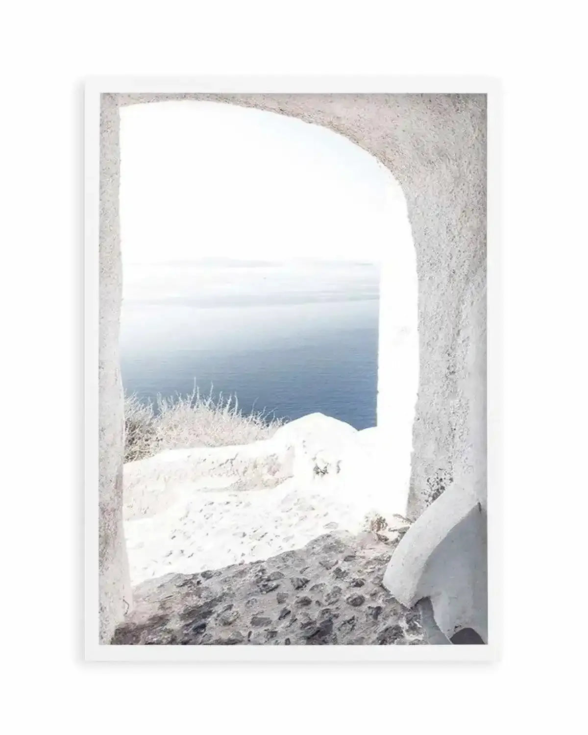 Ocean View | Santorini Art Print from Olive et Oriel where you can shop wallpaper and artworks online