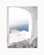 Ocean View | Santorini Art Print