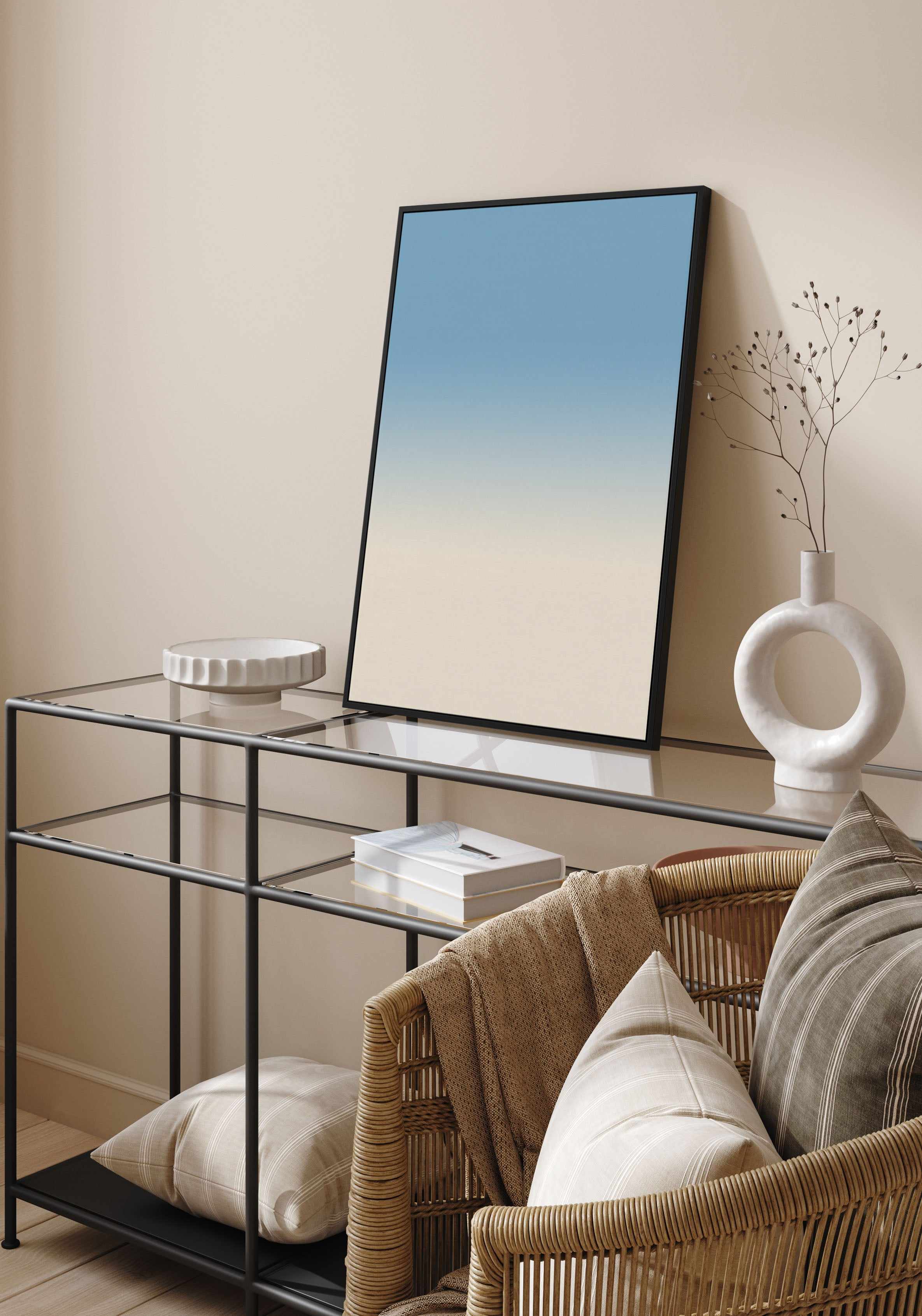 Ocean - The Faded Collection | Framed Canvas Art Print from Olive et Oriel where you can shop wallpaper and artworks online