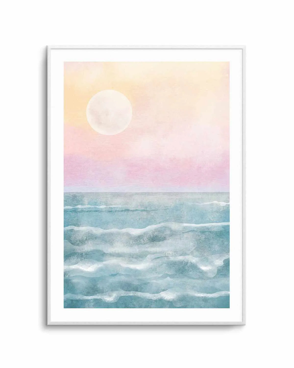 Ocean Moonlight Art Print from Olive et Oriel where you can shop wallpaper and artworks online