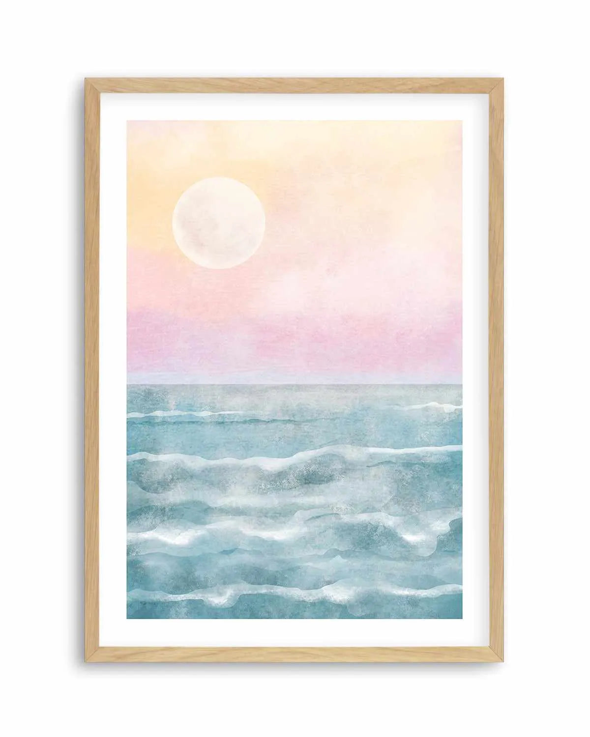 Ocean Moonlight Art Print from Olive et Oriel where you can shop wallpaper and artworks online