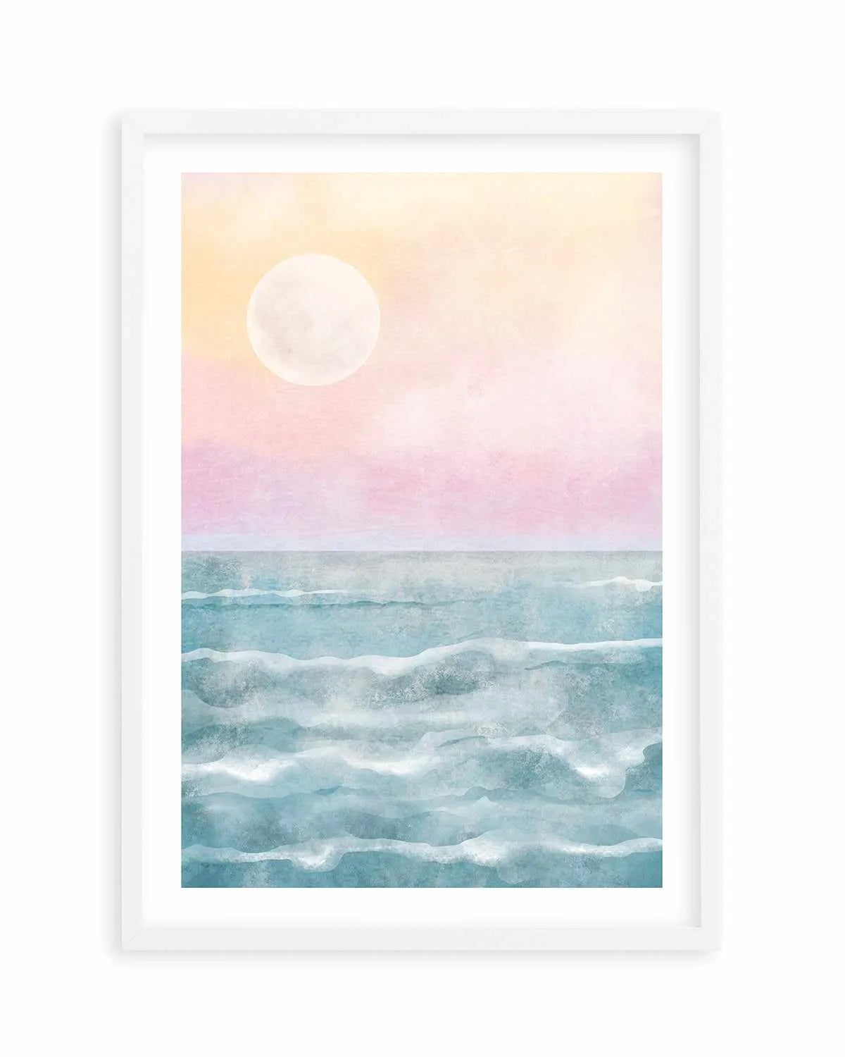 Ocean Moonlight Art Print from Olive et Oriel where you can shop wallpaper and artworks online