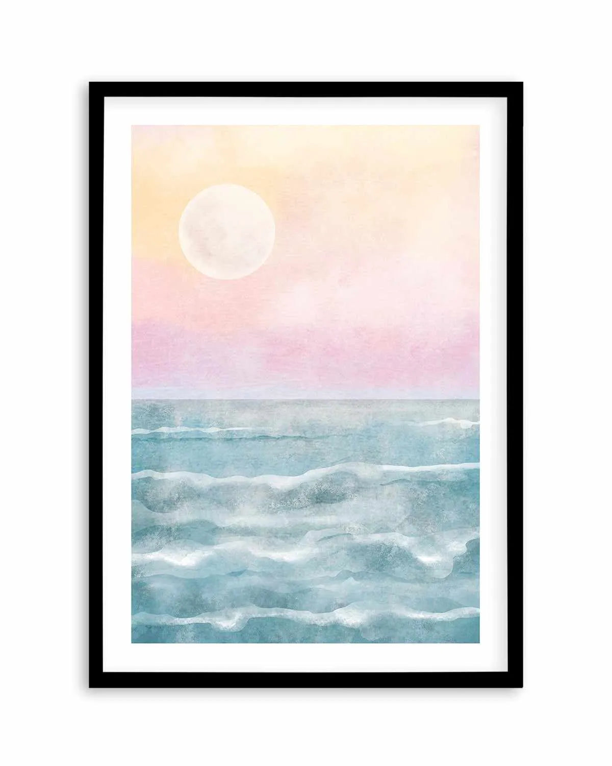 Ocean Moonlight Art Print from Olive et Oriel where you can shop wallpaper and artworks online