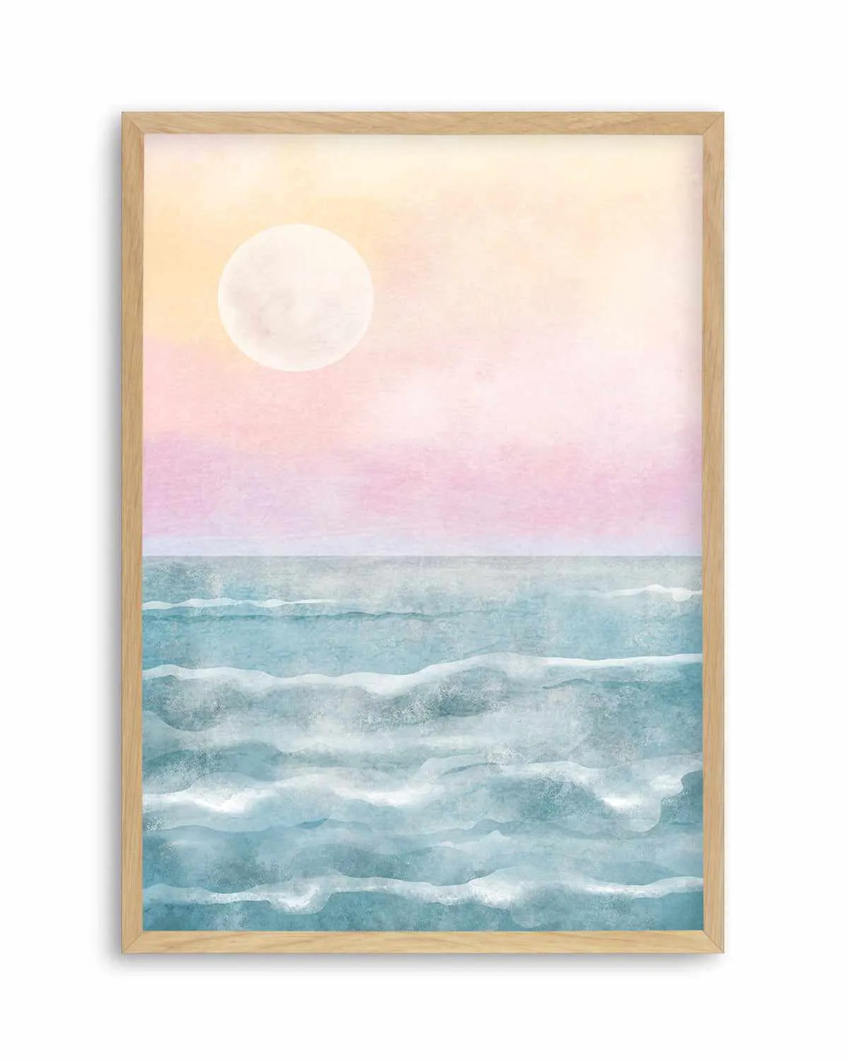 Ocean Moonlight Art Print from Olive et Oriel where you can shop wallpaper and artworks online