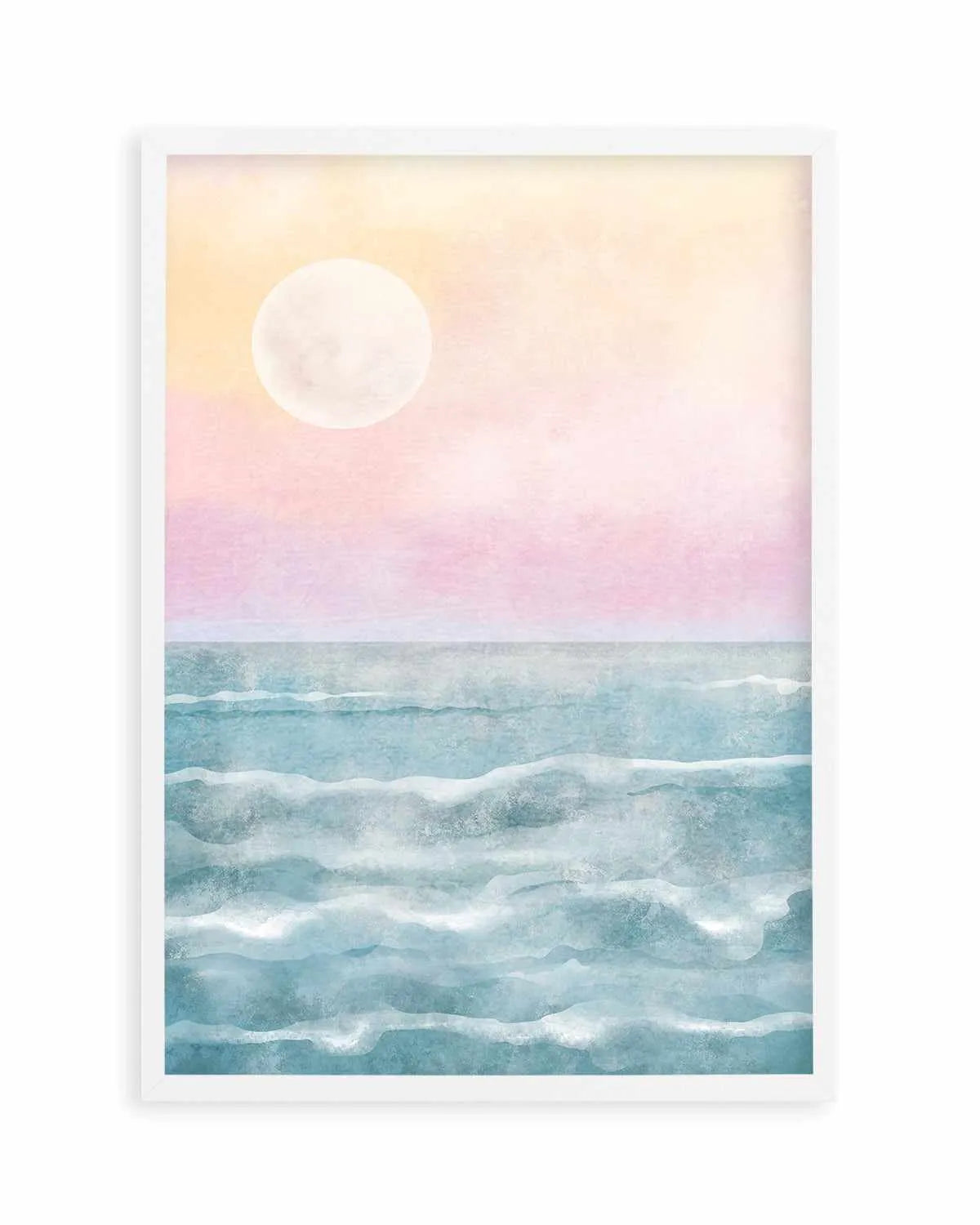 Ocean Moonlight Art Print from Olive et Oriel where you can shop wallpaper and artworks online