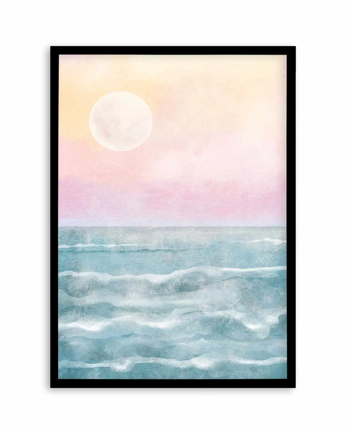 Ocean Moonlight Art Print from Olive et Oriel where you can shop wallpaper and artworks online