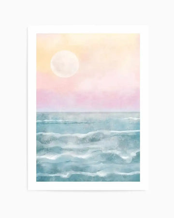 Ocean Moonlight Art Print from Olive et Oriel where you can shop wallpaper and artworks online