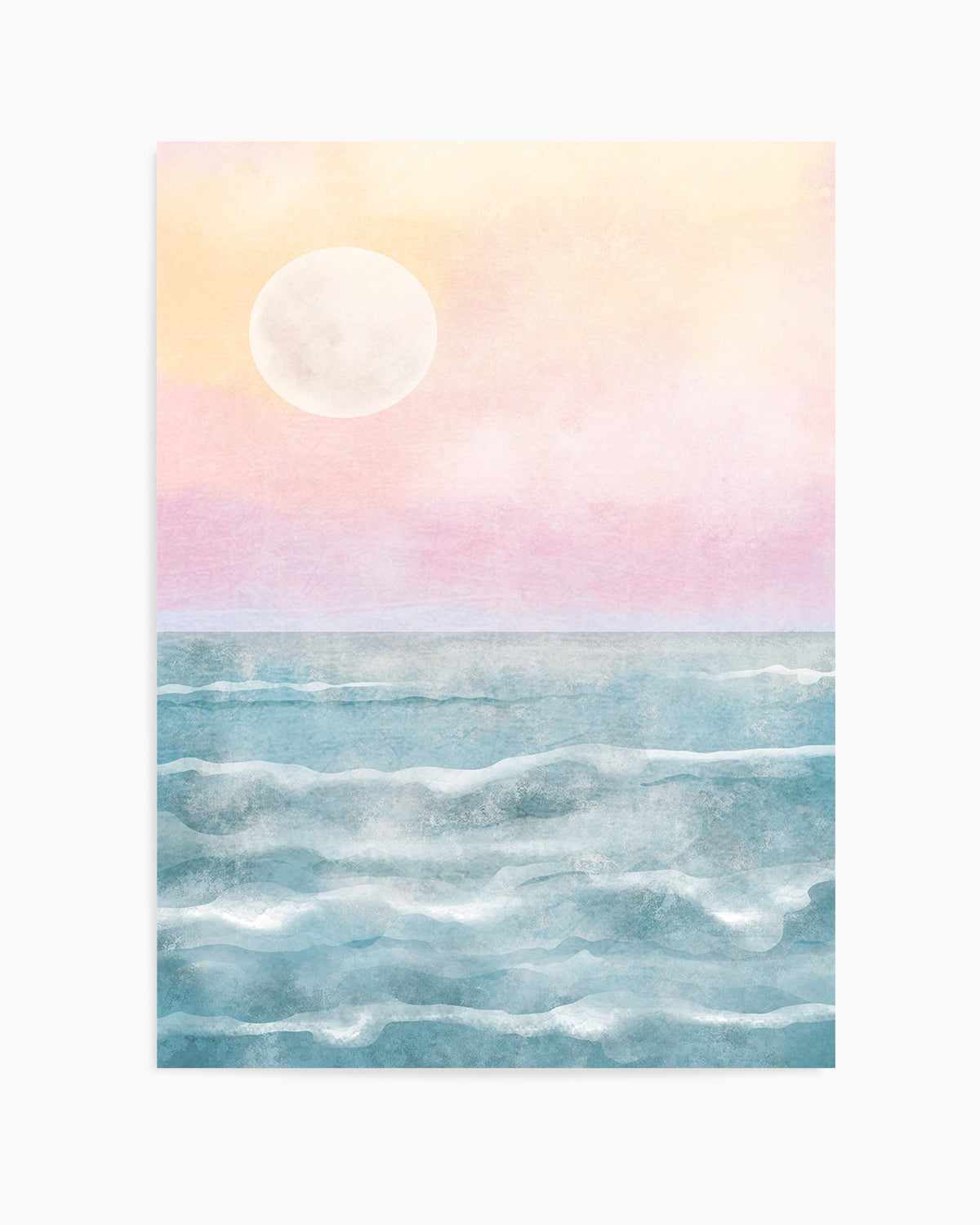 Ocean Moonlight Art Print