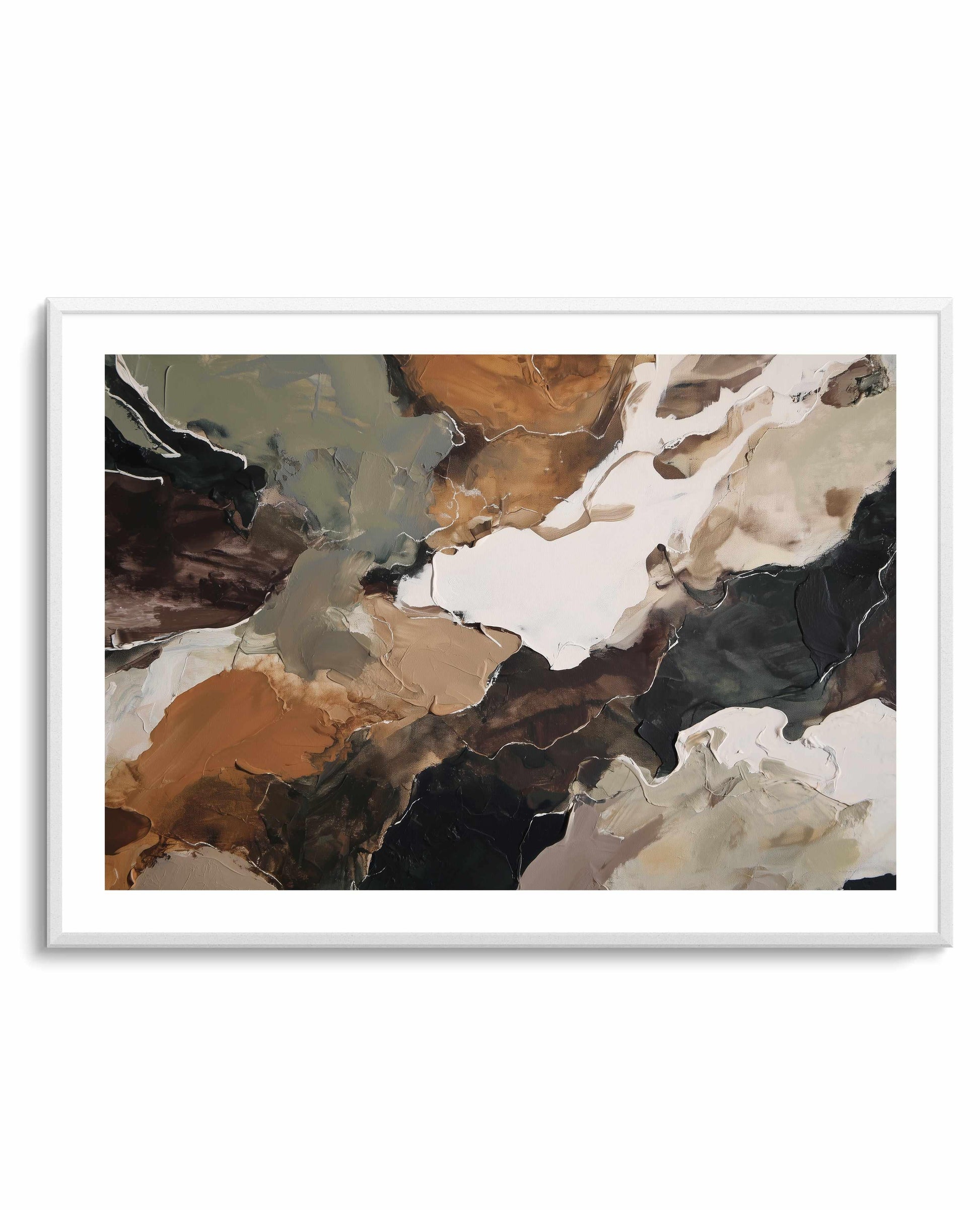 Ochre Ridge I Art Print — art print Australia in room setting