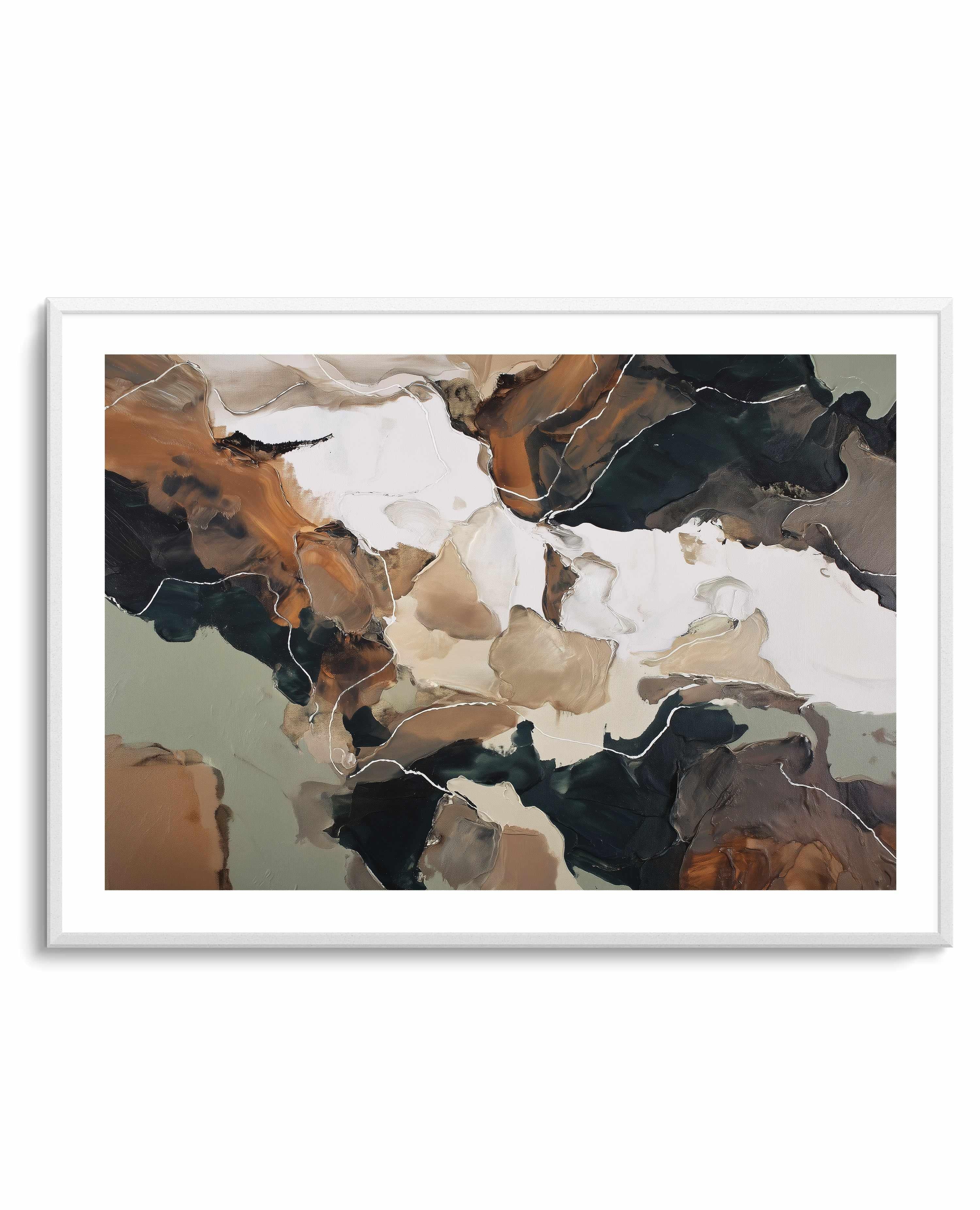 Ochre Ridge II Art Print — art print Australia in room setting