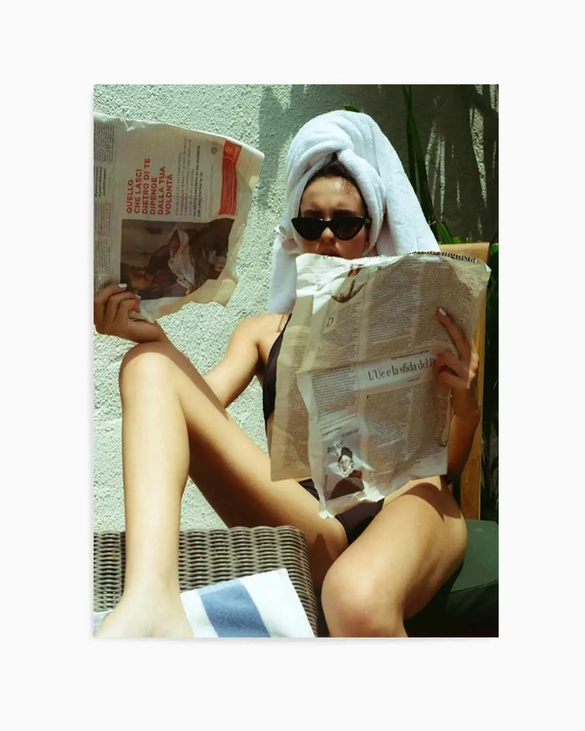 Off Duty I by Mario Stefanelli Art Print from Olive et Oriel where you can shop wallpaper and artworks online