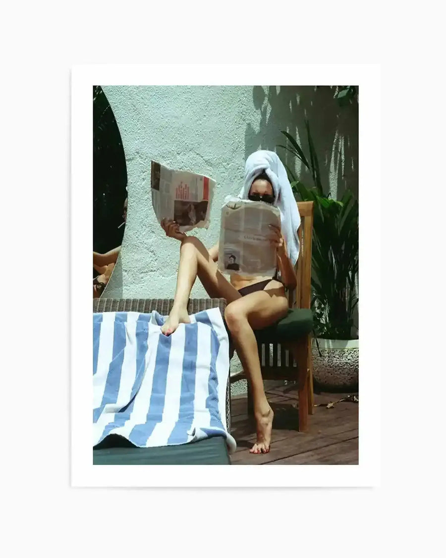 Off Duty II by Mario Stefanelli Art Print from Olive et Oriel where you can shop wallpaper and artworks online