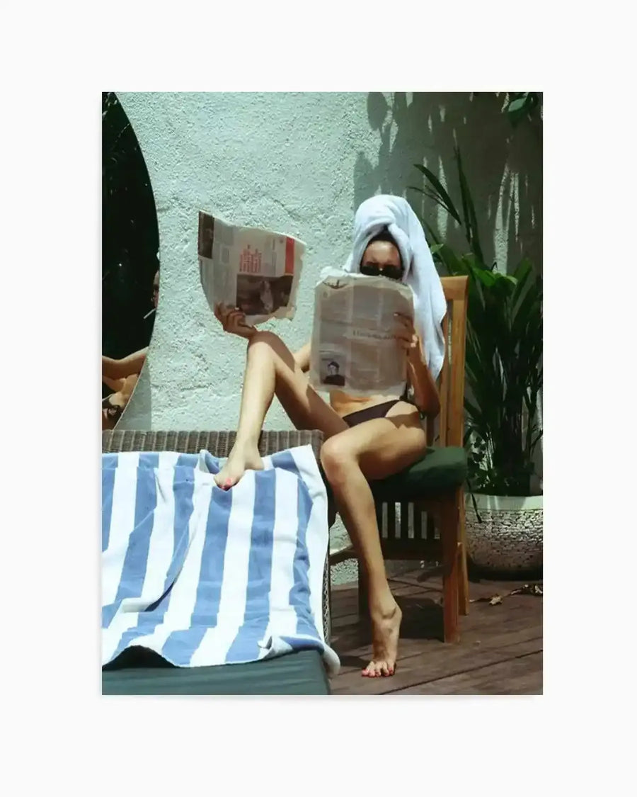 Off Duty II by Mario Stefanelli Art Print from Olive et Oriel where you can shop wallpaper and artworks online