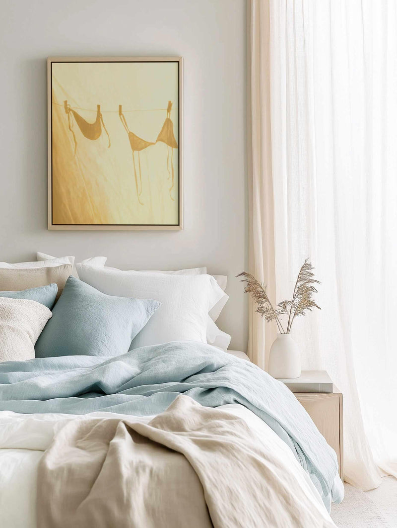 Offline | Framed Canvas Art Print from Olive et Oriel where you can shop wallpaper and artworks online