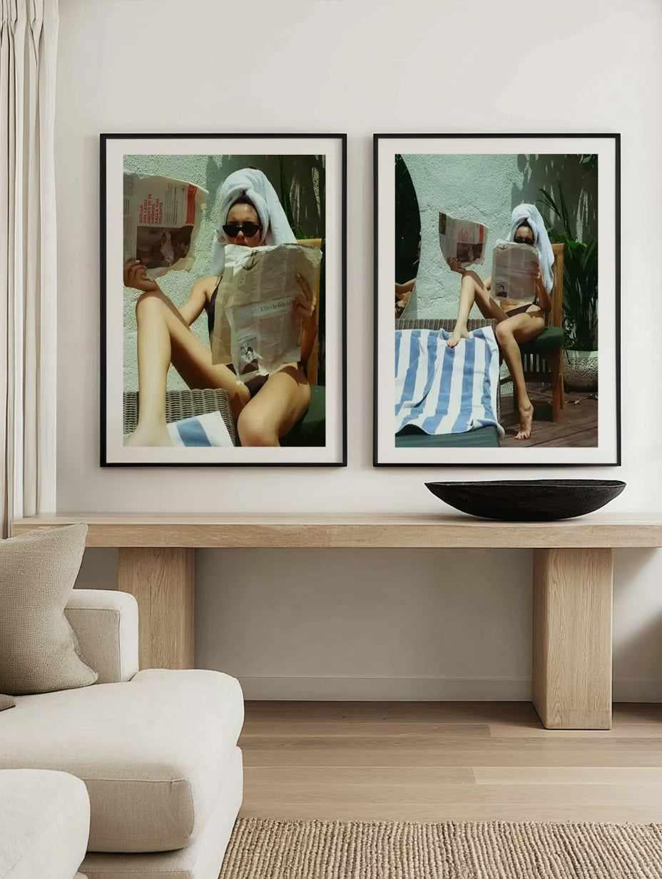 Off Duty I & II by Mario Stefanelli Art Print Set of 2 | Matching Wall Art