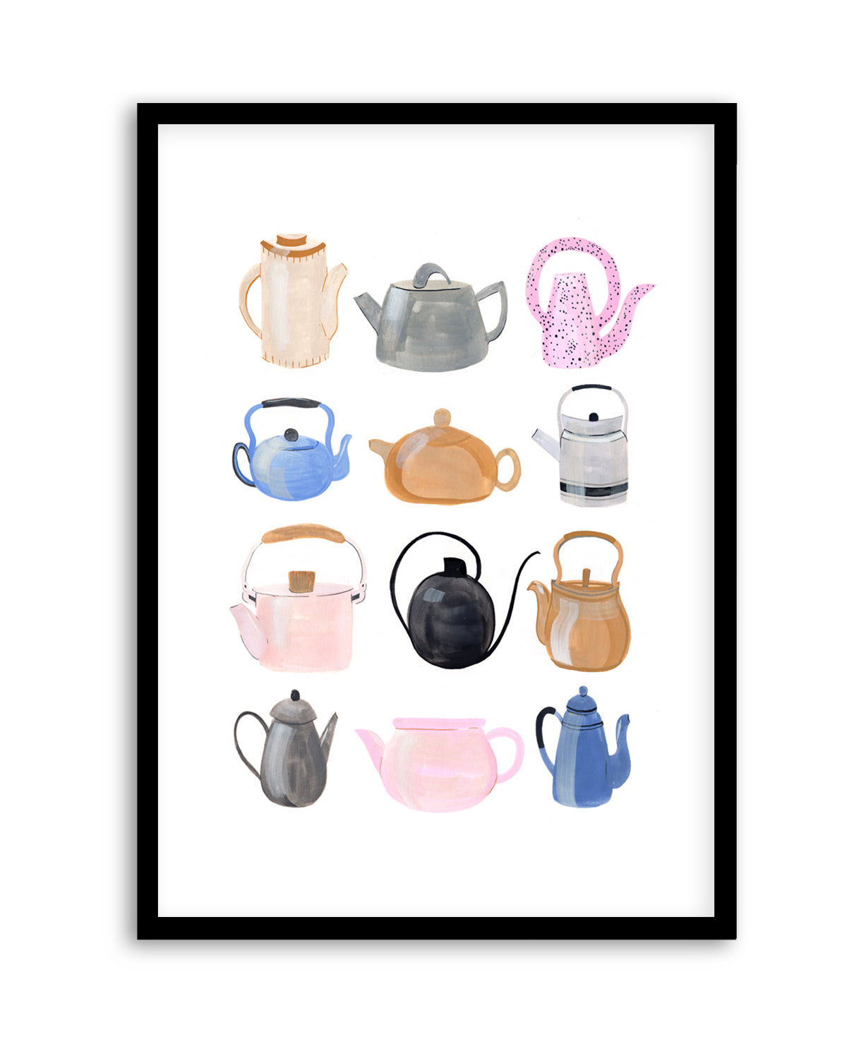 Official Teapots by Laura Page | Art Print