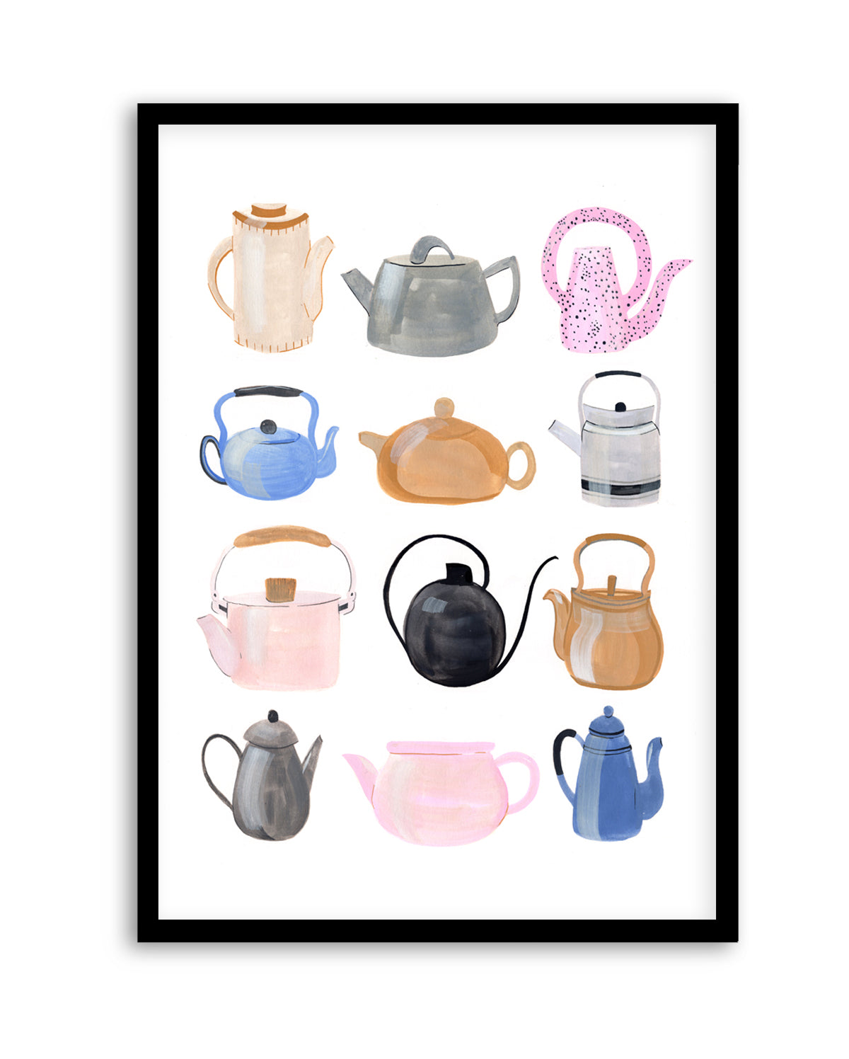 Official Teapots by Laura Page | Art Print
