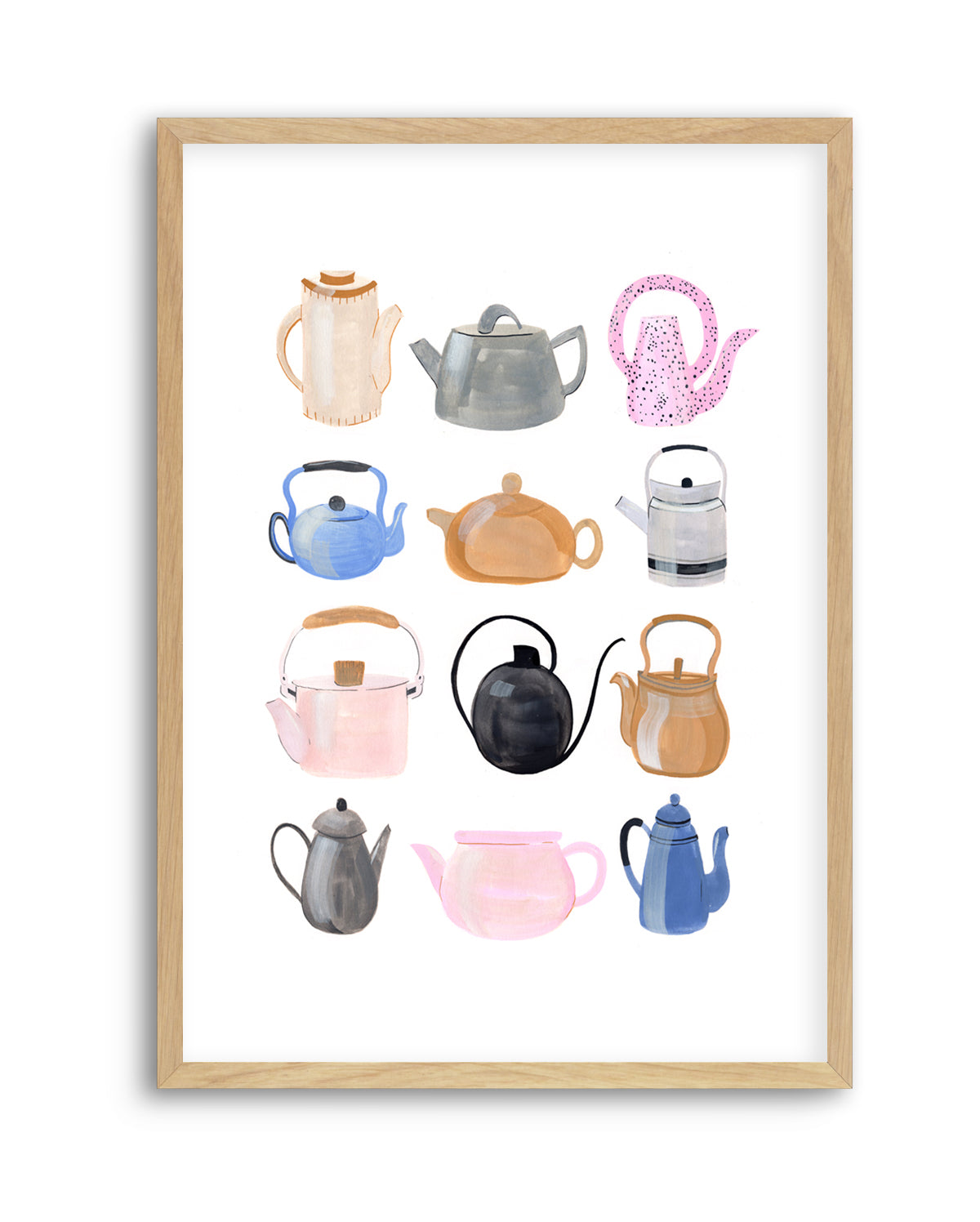 Official Teapots by Laura Page | Art Print