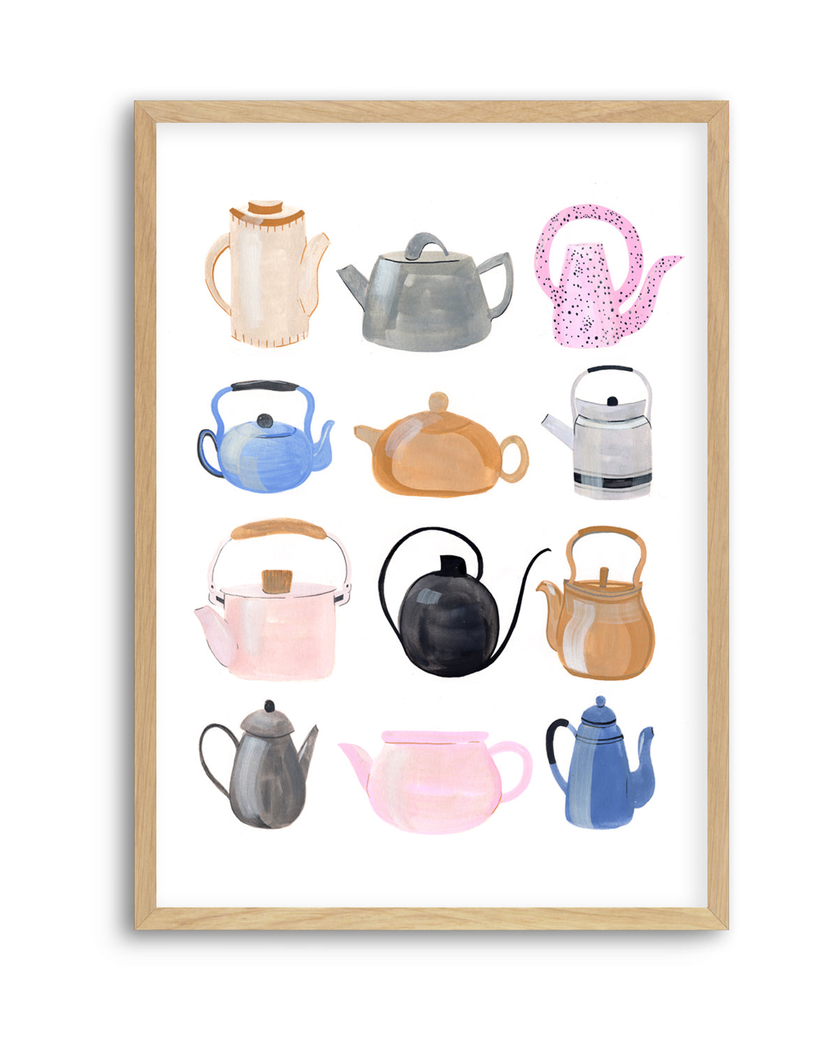 Official Teapots by Laura Page | Art Print