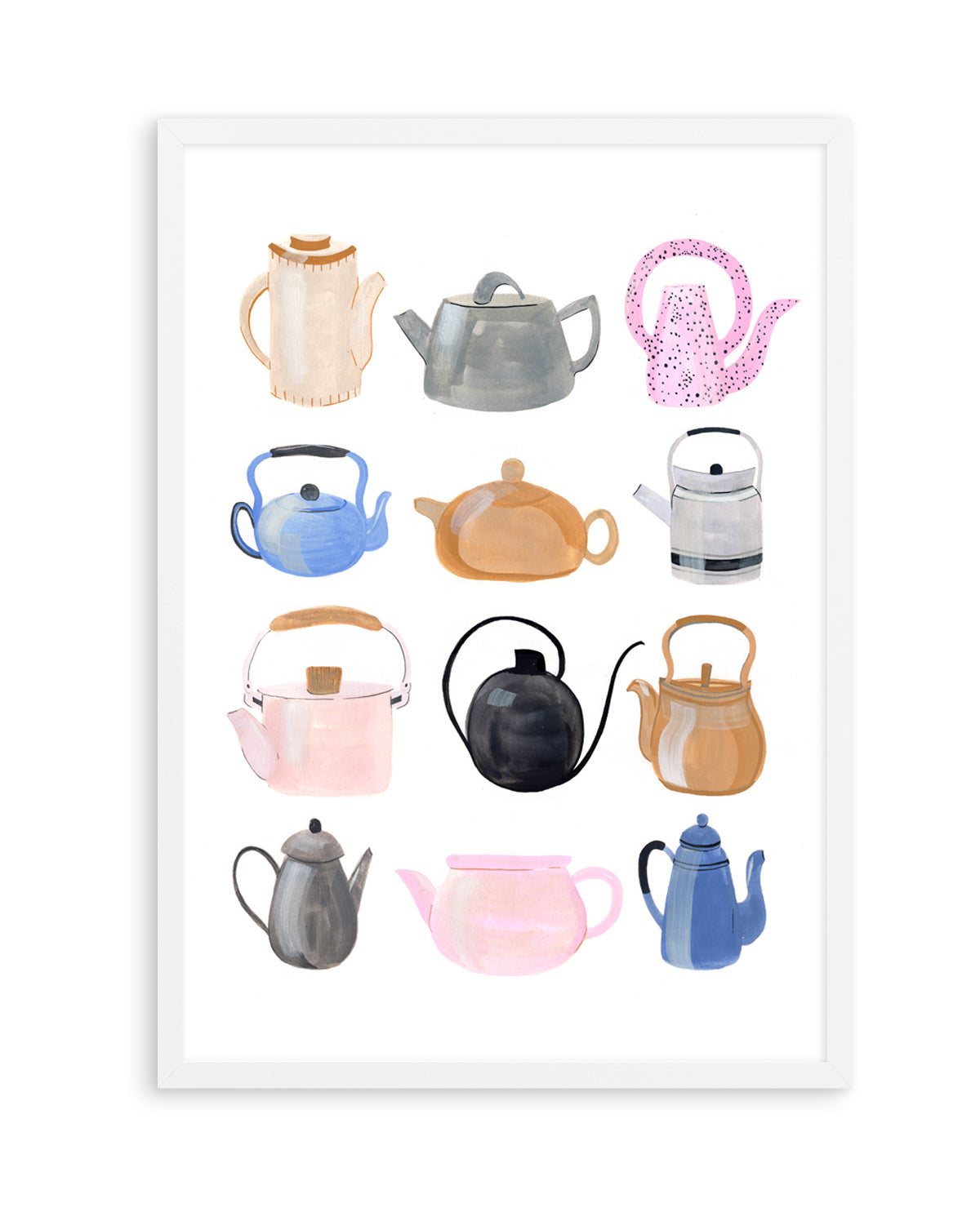 Official Teapots by Laura Page | Art Print