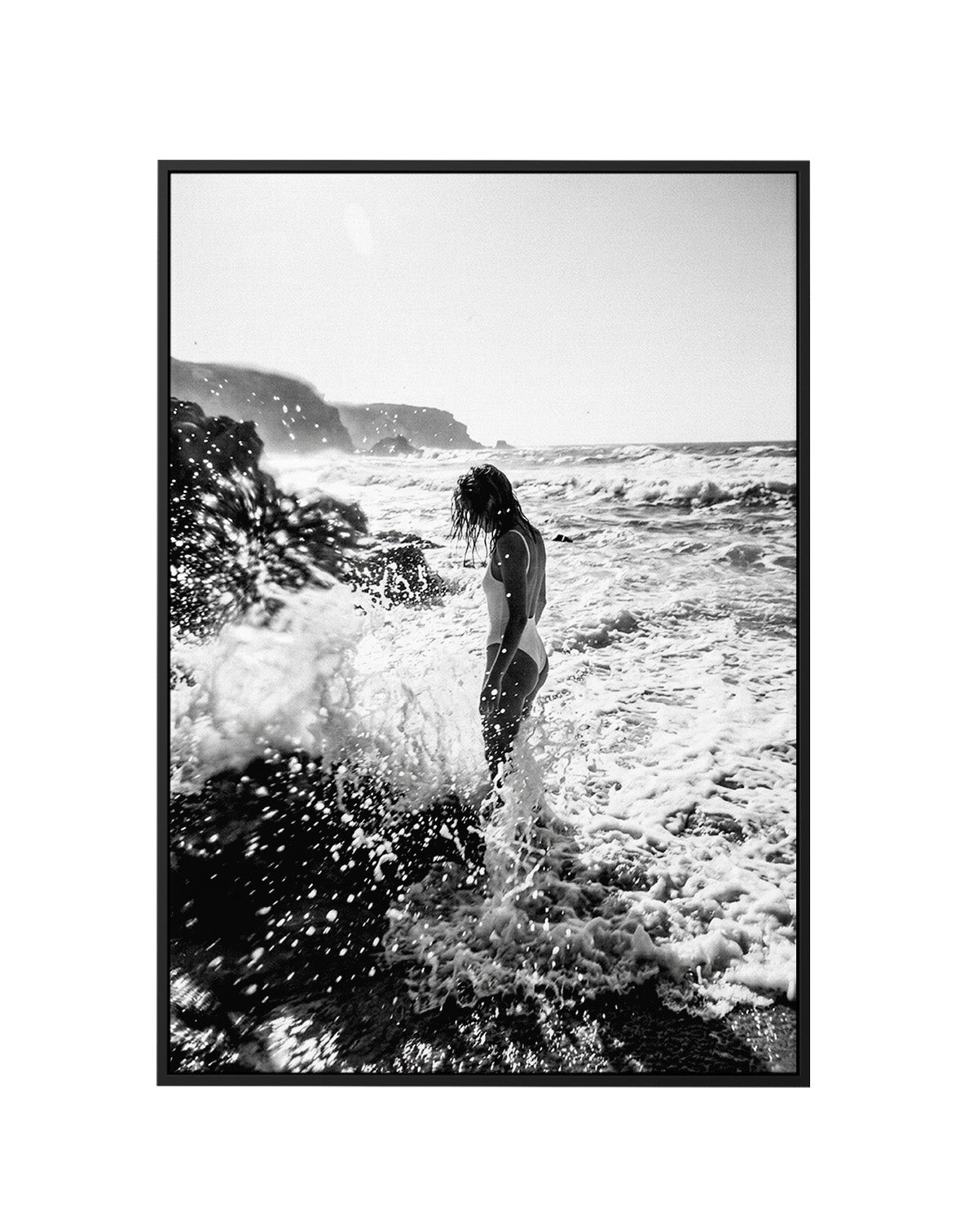 Offshore | Framed Canvas Art Print
