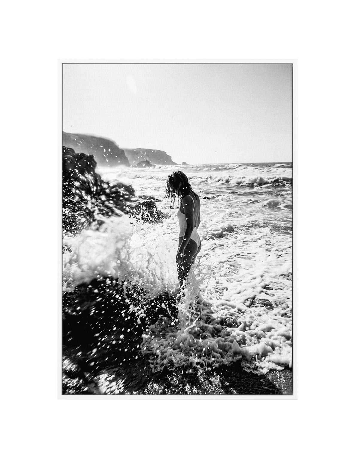 Offshore | Framed Canvas Art Print