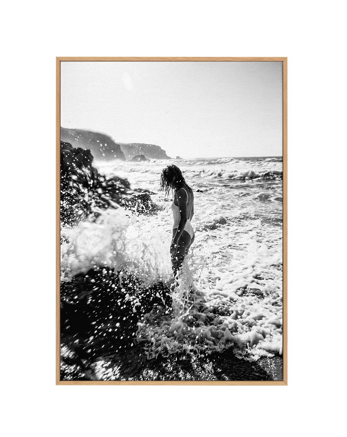 Offshore | Framed Canvas Art Print