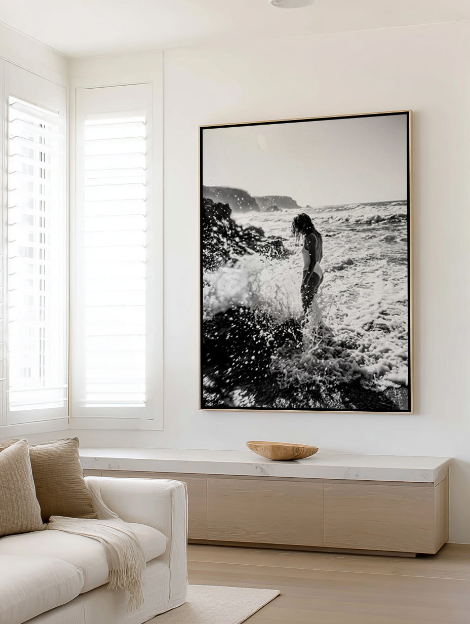 Offshore | Framed Canvas Art Print