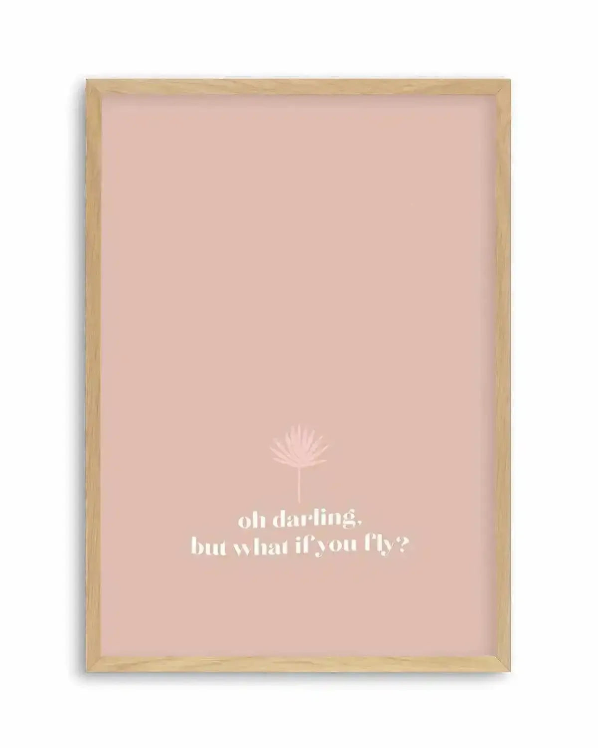 Oh Darling, But What If You Fly Art Print from Olive et Oriel where you can shop wallpaper and artworks online