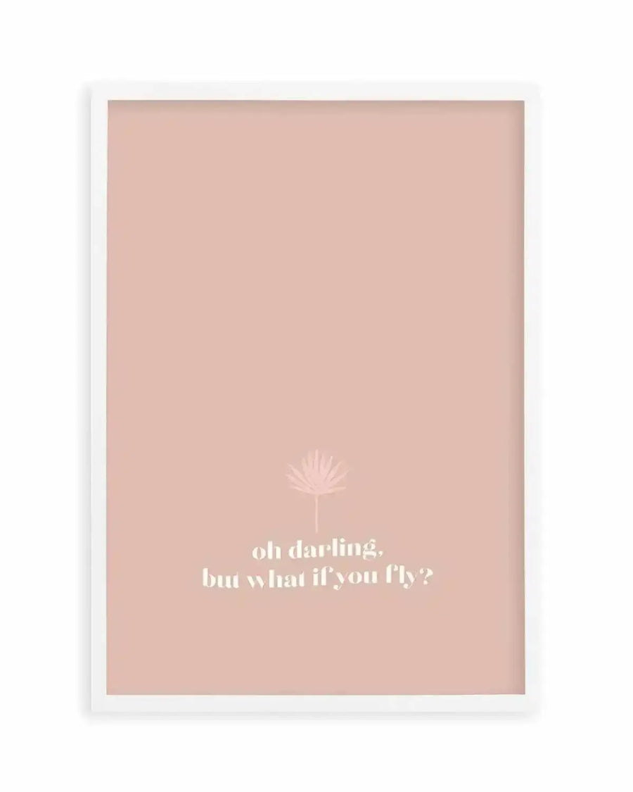 Oh Darling, But What If You Fly Art Print from Olive et Oriel where you can shop wallpaper and artworks online