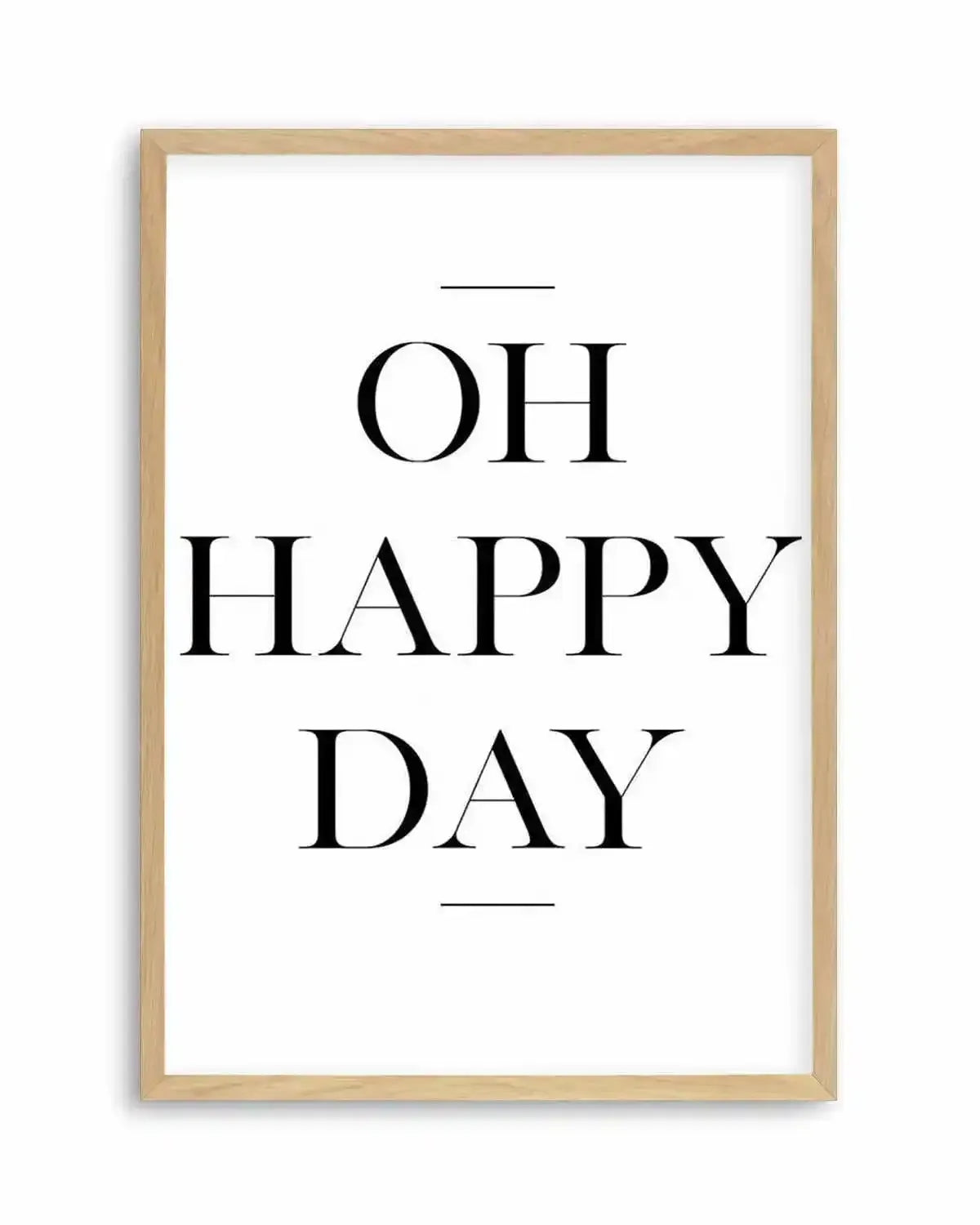 Oh Happy Day Art Print from Olive et Oriel where you can shop wallpaper and artworks online