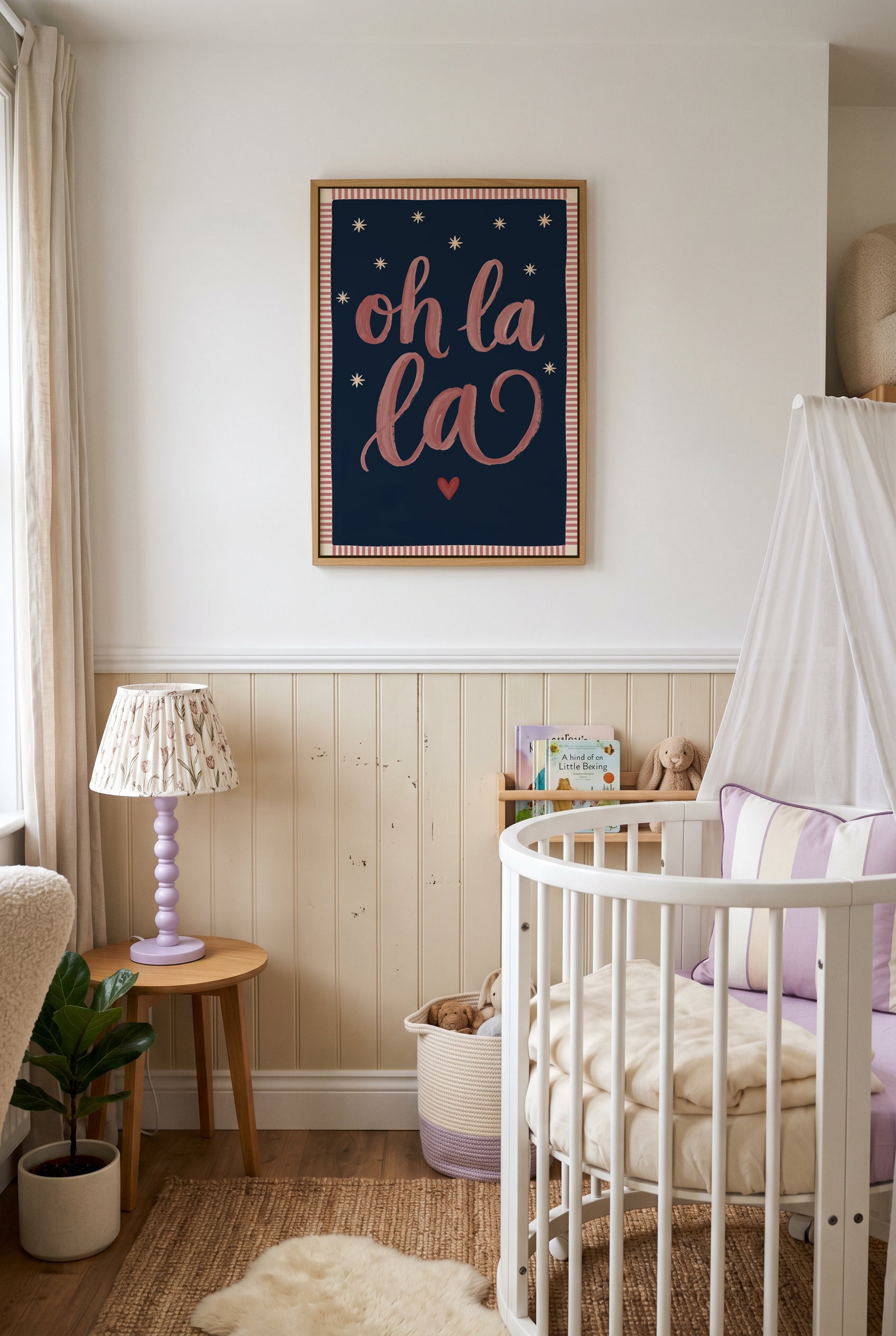 Oh La La | Framed Canvas Art Print