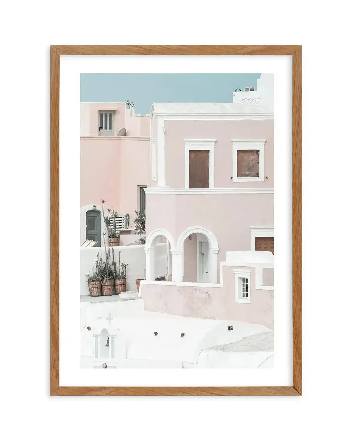 Oia House I | Santorini Art Print-Shop Greece Wall Art Prints Online with Olive et Oriel - Our collection of Greek Islands art prints offer unique wall art including blue domes of Santorini in Oia, mediterranean sea prints and incredible posters from Milos and other Greece landscape photography - this collection will add mediterranean blue to your home, perfect for updating the walls in coastal, beach house style. There is Greece art on canvas and extra large wall art with fast, free shipping ac
