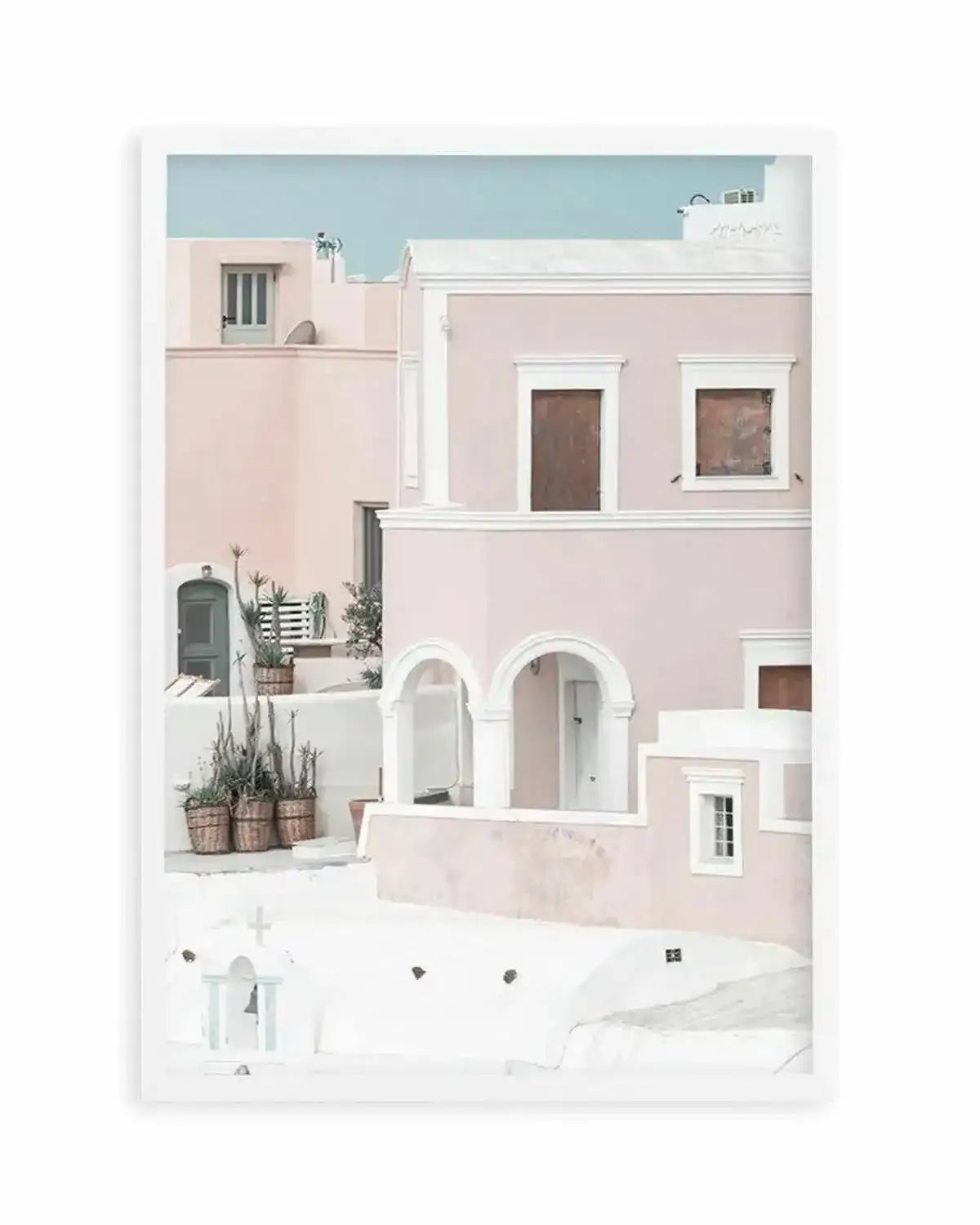 Oia House I | Santorini Art Print from Olive et Oriel where you can shop wallpaper and artworks online