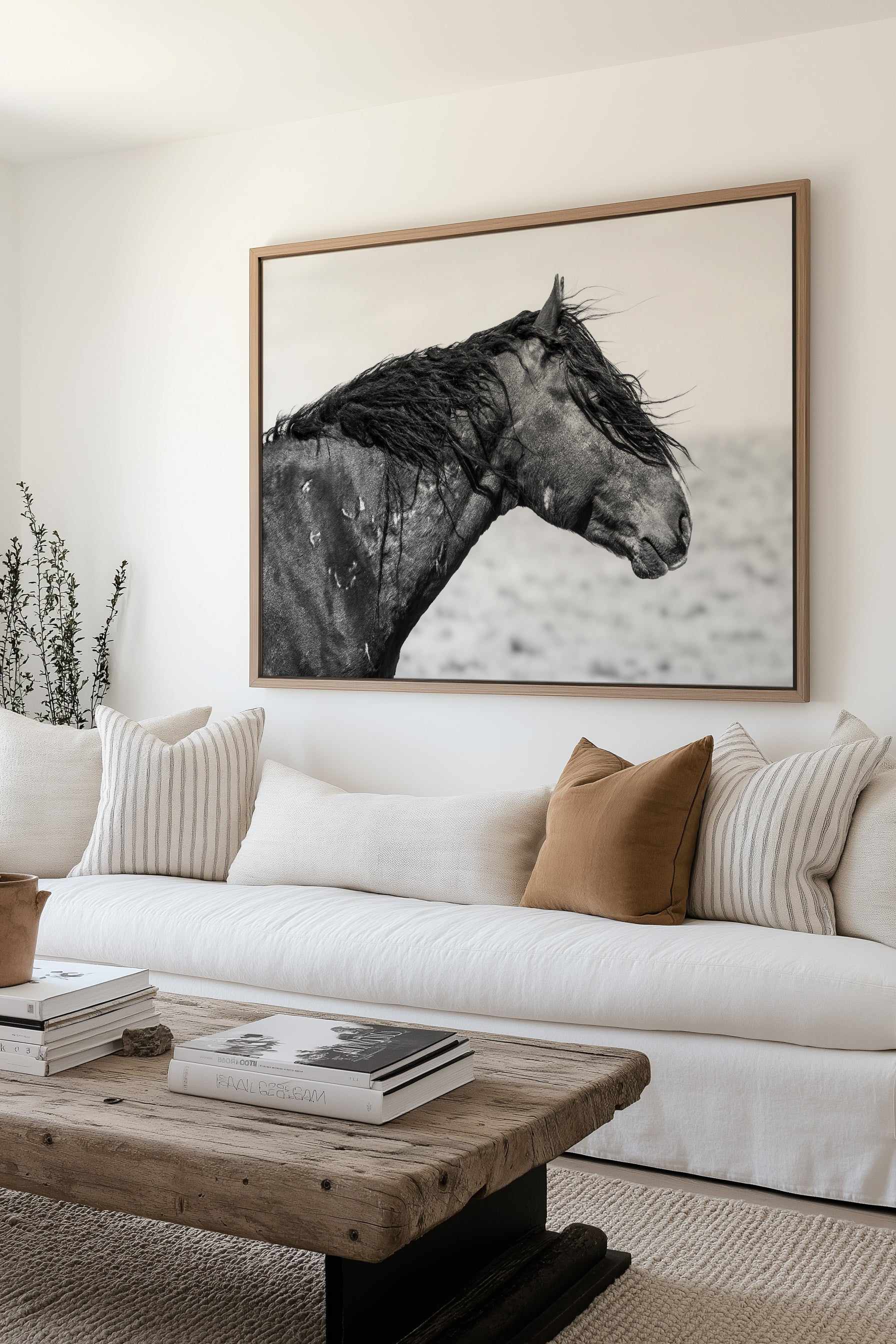 Ol Curly by Rylee Olsen | Framed Canvas Art Print from Olive et Oriel where you can shop wallpaper and artworks online