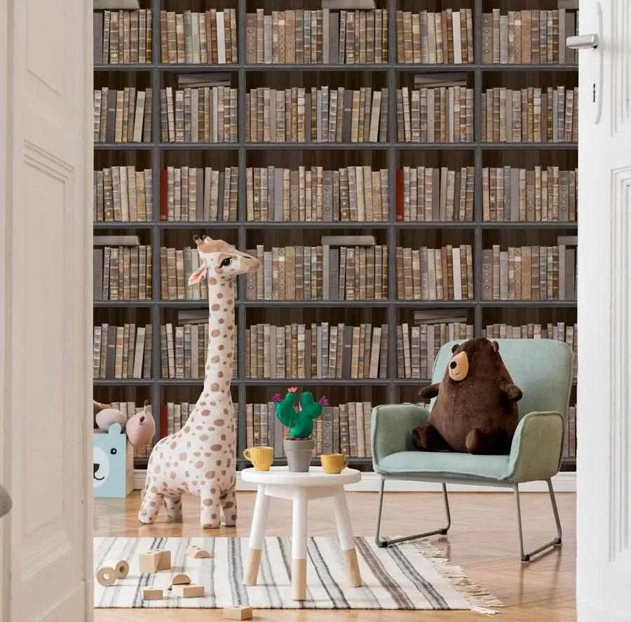 Old Books Wallpaper Mural-Wallpaper-Buy Kids Removable Wallpaper Online Our Custom Made Children‚àö¬¢‚Äö√á¬®‚Äö√ë¬¢s Wallpapers Are A Fun Way To Decorate And Enhance Boys Bedroom Decor And Girls Bedrooms They Are An Amazing Addition To Your Kids Bedroom Walls Our Collection of Kids Wallpaper Is Sure To Transform Your Kids Rooms Interior Style From Pink Wallpaper To Dinosaur Wallpaper Even Marble Wallpapers For Teen Boys Shop Peel And Stick Wallpaper Online Today With Olive et Oriel