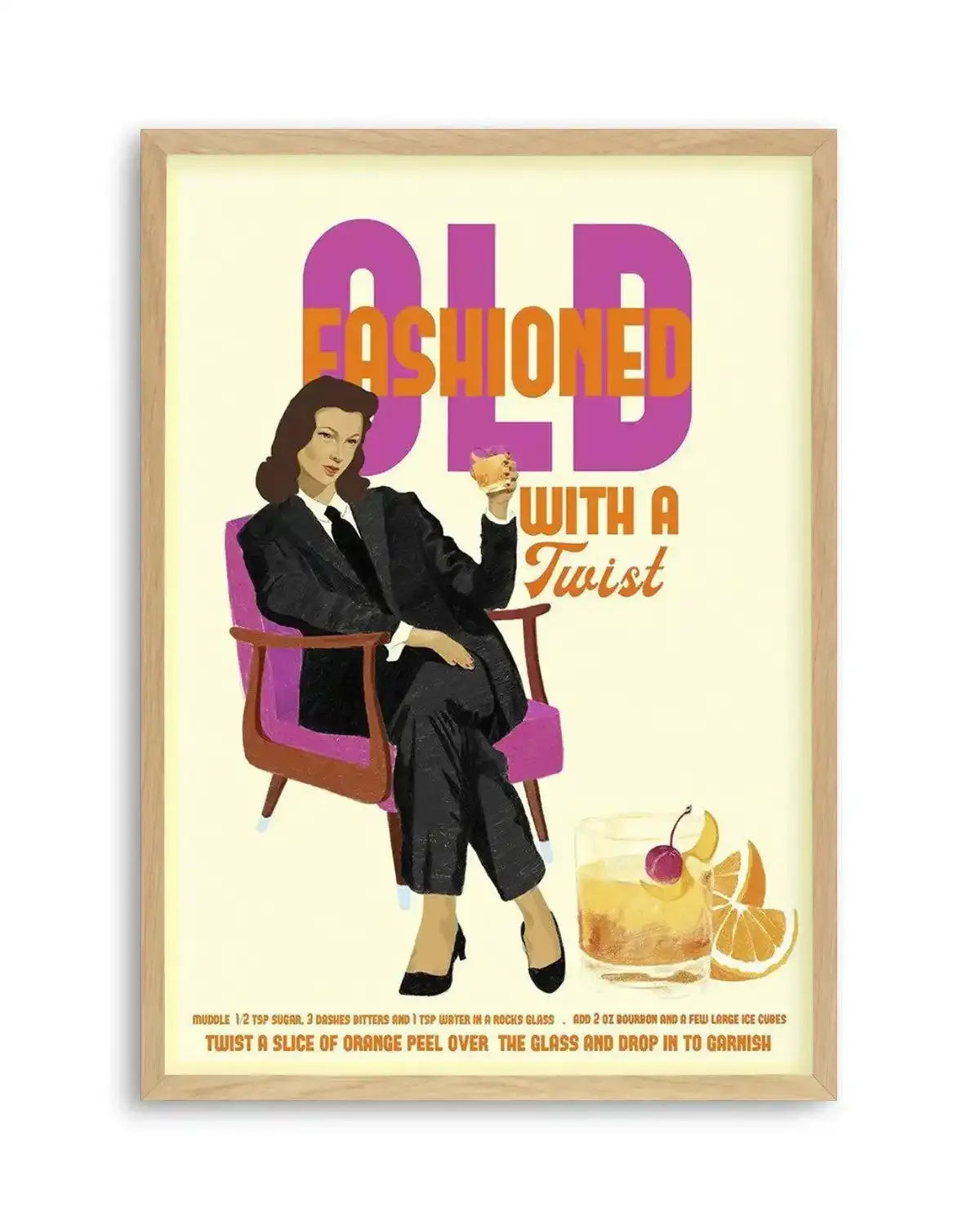 Old Fashioned By Jenny Liz Rome Art Print from Olive et Oriel where you can shop wallpaper and artworks online