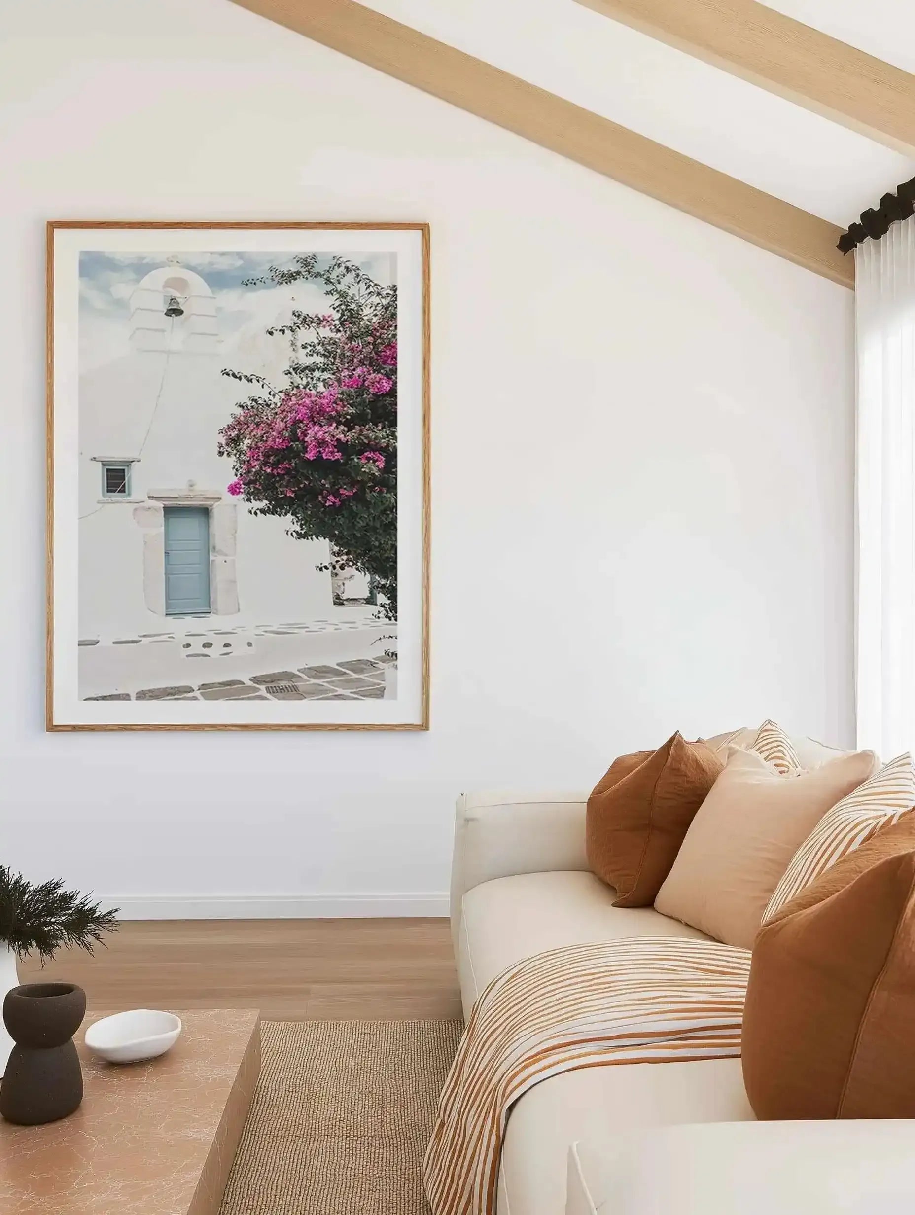 Old Mykonos Art Print from Olive et Oriel where you can shop wallpaper and artworks online