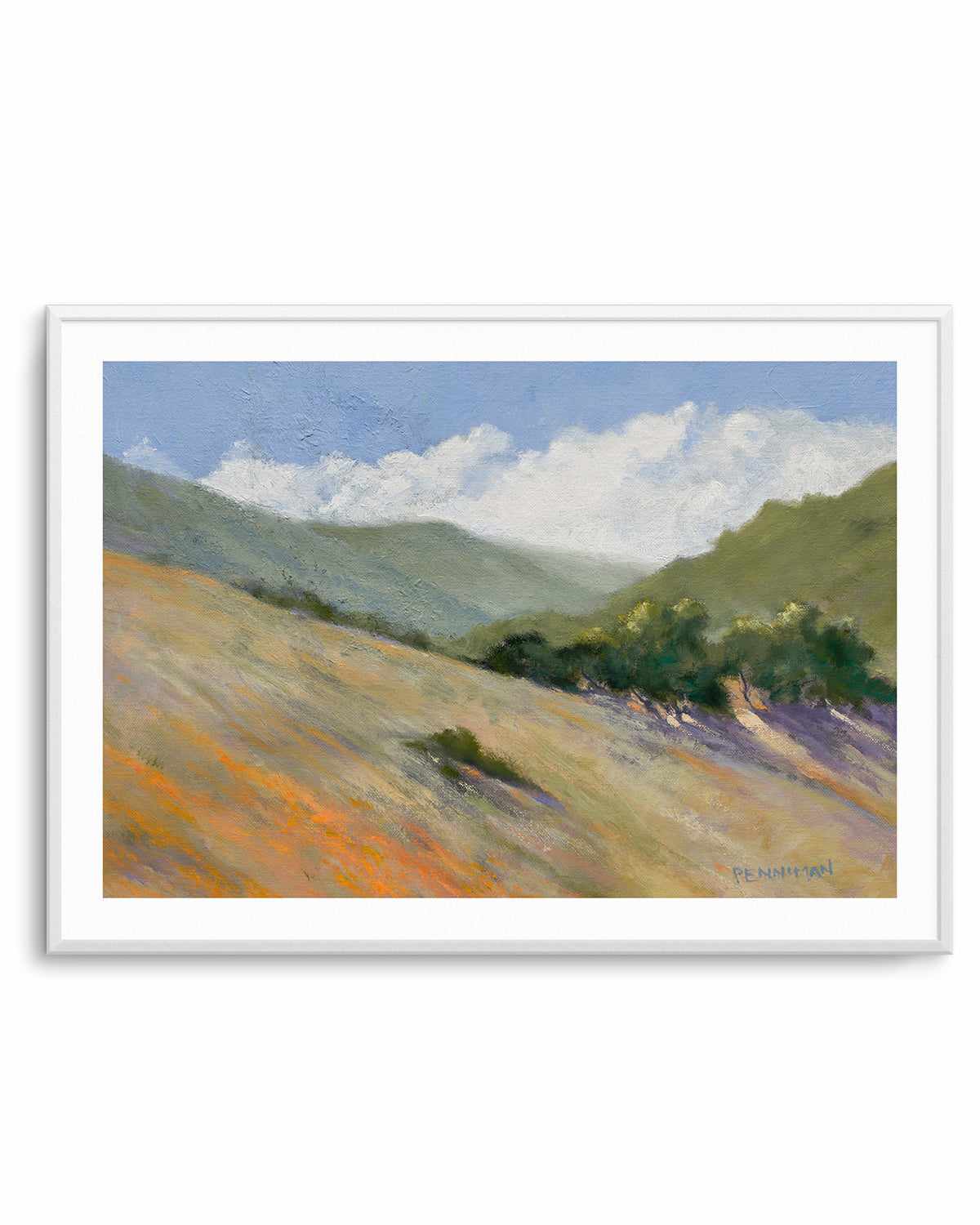 Old Toll Road, Calistoga by Ed Penniman Art Print