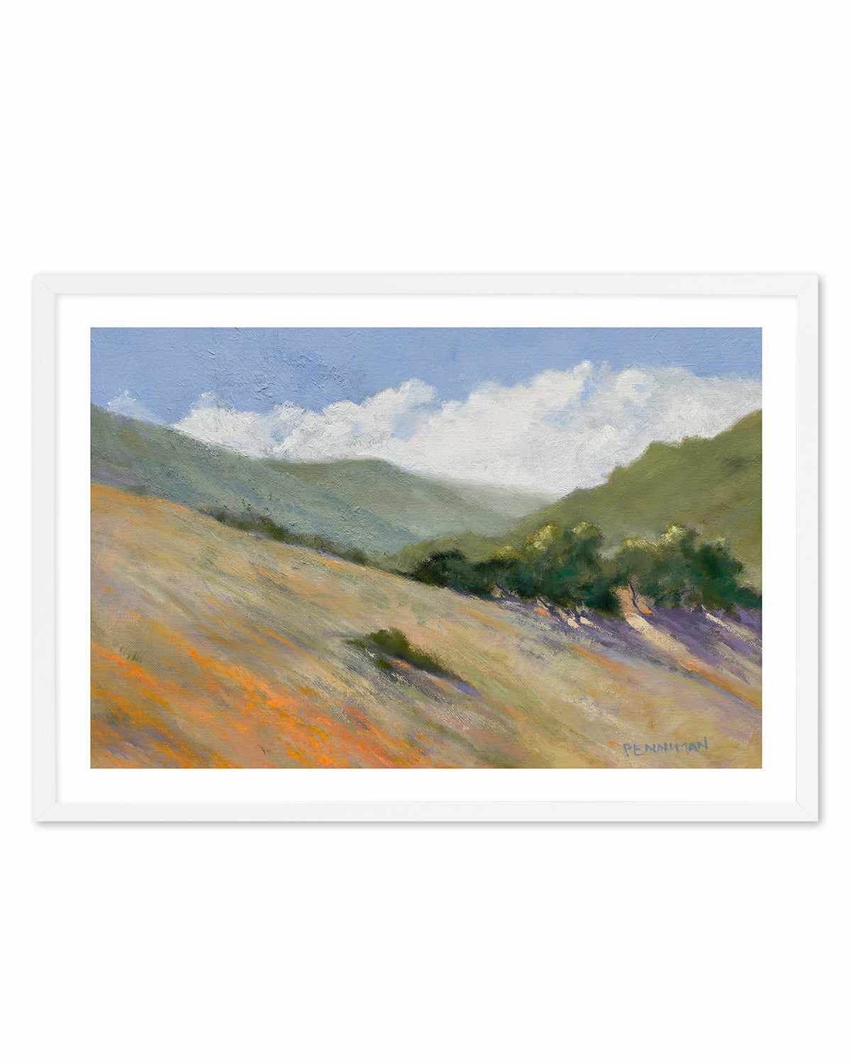 Old Toll Road, Calistoga by Ed Penniman Art Print