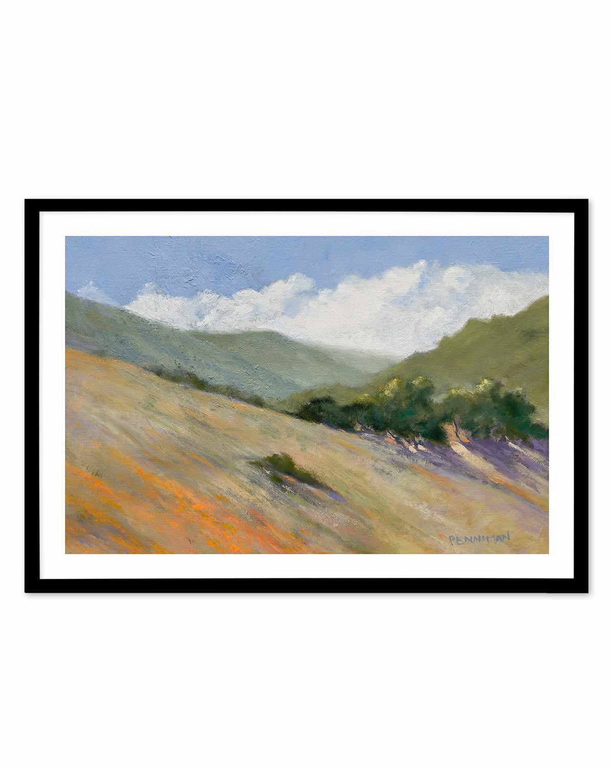 Old Toll Road, Calistoga by Ed Penniman Art Print