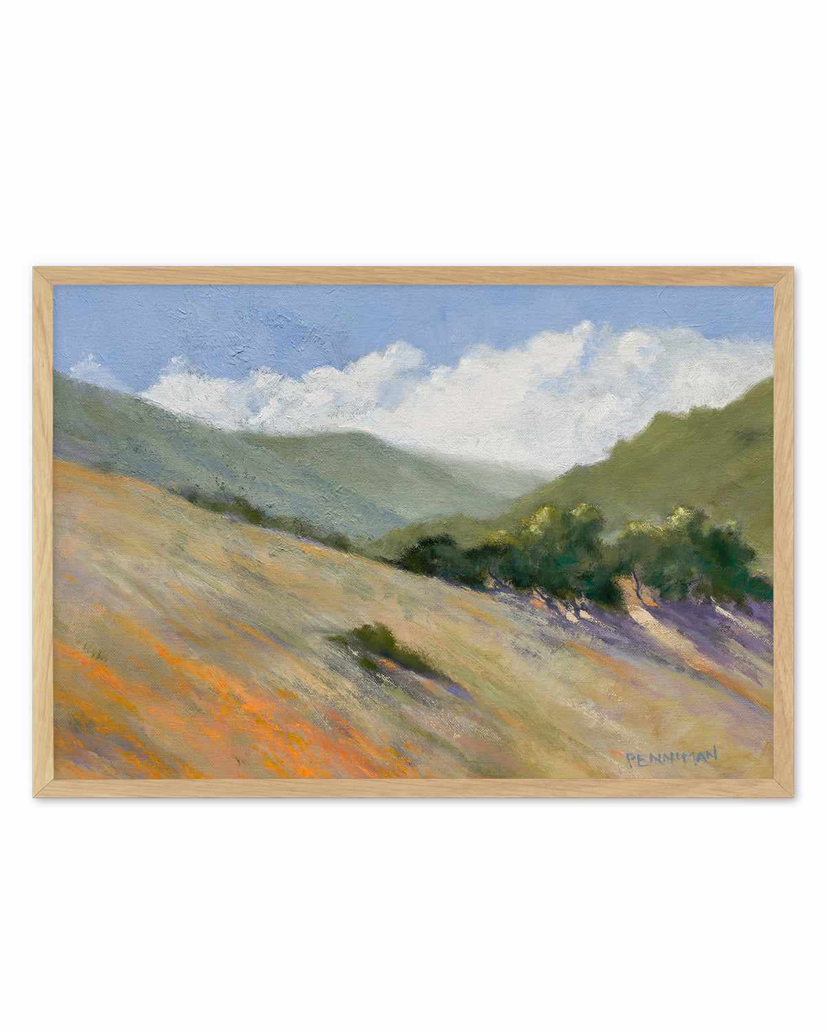 Old Toll Road, Calistoga by Ed Penniman Art Print