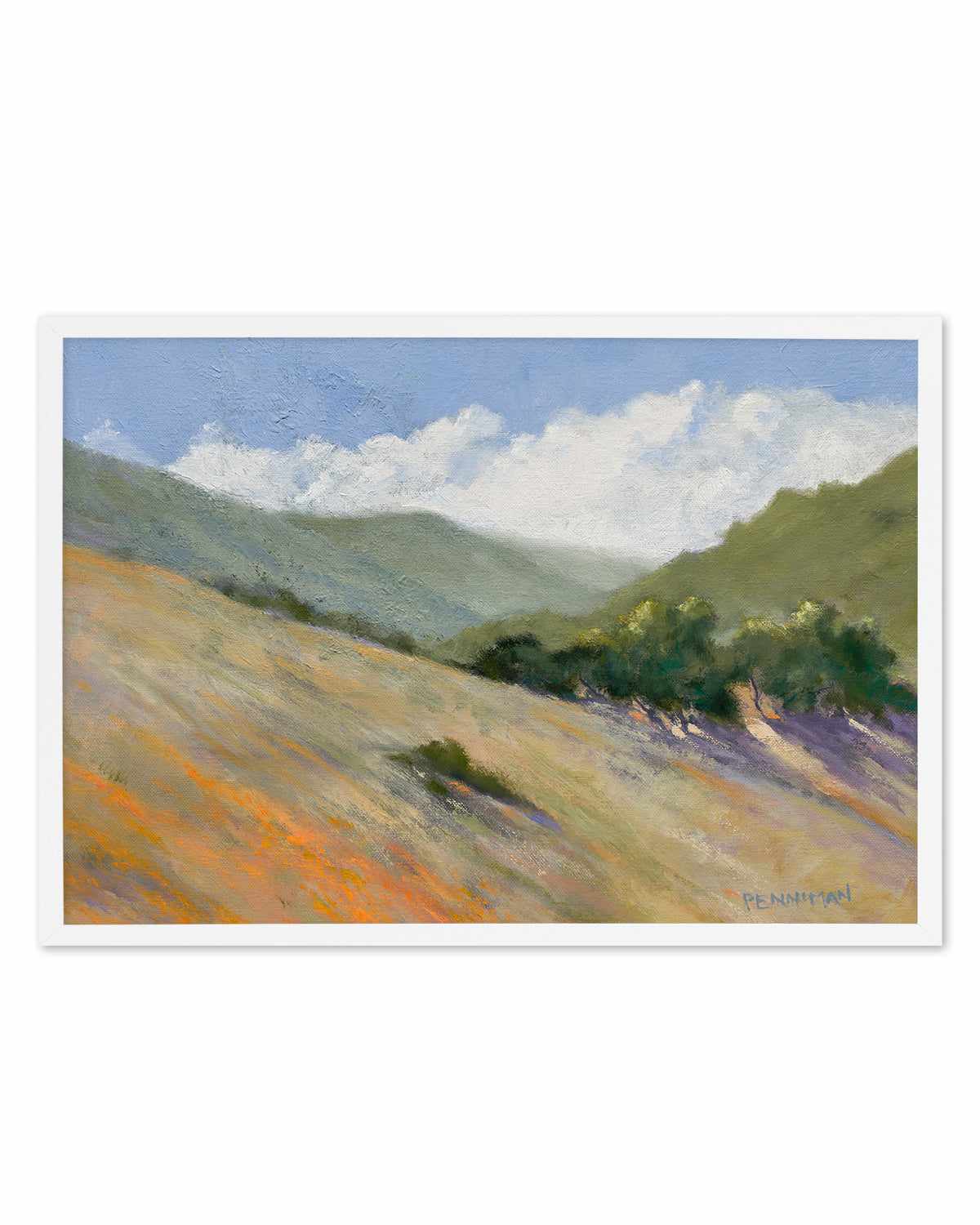 Old Toll Road, Calistoga by Ed Penniman Art Print