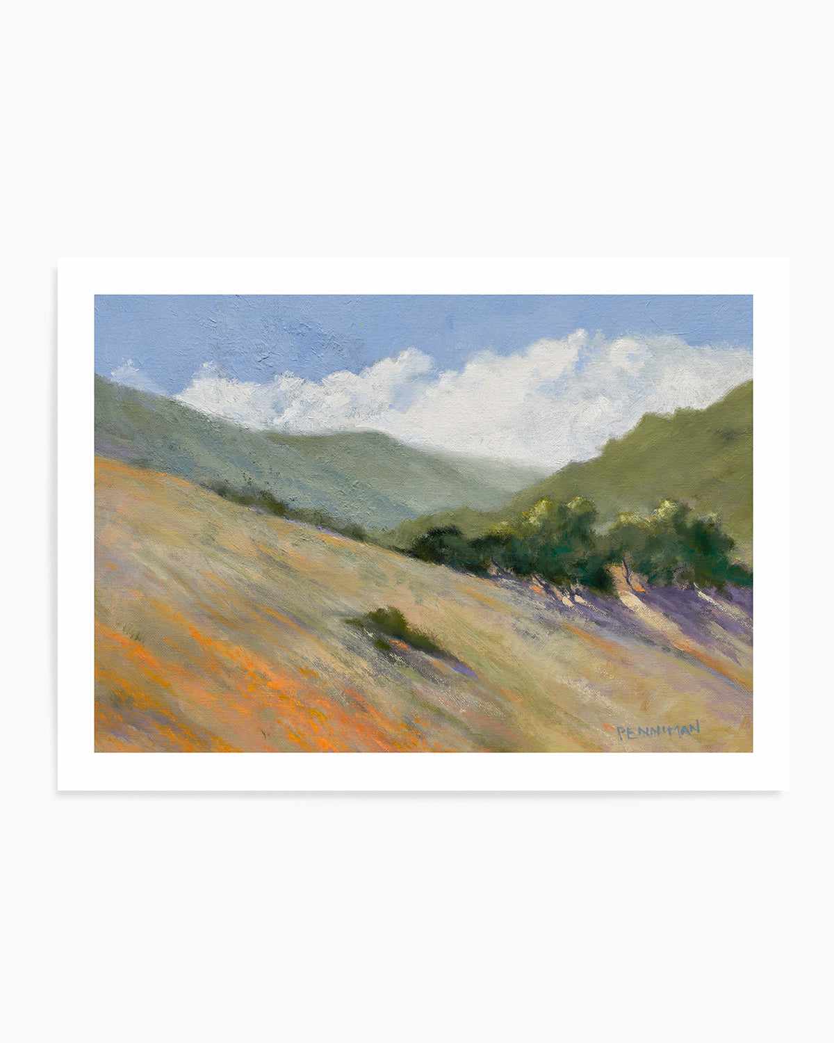 Old Toll Road, Calistoga by Ed Penniman Art Print