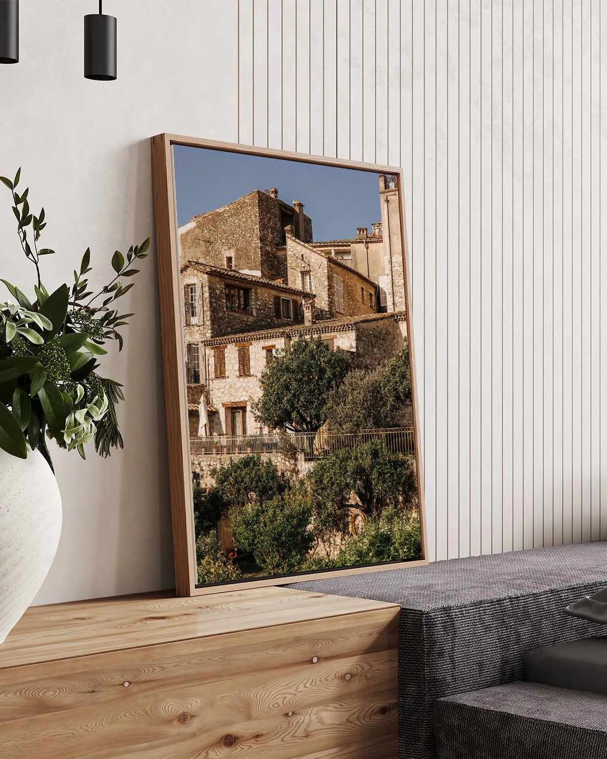Old Town by Jovani Demetrie | Framed Canvas Art Print from Olive et Oriel where you can shop wallpaper and artworks online