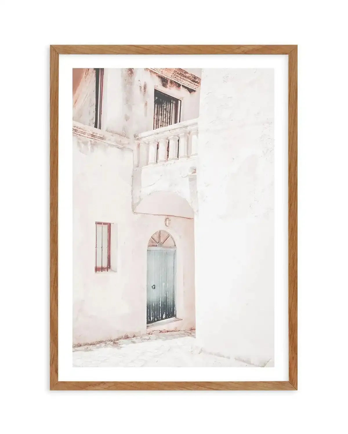 Old Villa | Greece Art Print-Shop Greece Wall Art Prints Online with Olive et Oriel - Our collection of Greek Islands art prints offer unique wall art including blue domes of Santorini in Oia, mediterranean sea prints and incredible posters from Milos and other Greece landscape photography - this collection will add mediterranean blue to your home, perfect for updating the walls in coastal, beach house style. There is Greece art on canvas and extra large wall art with fast, free shipping across 