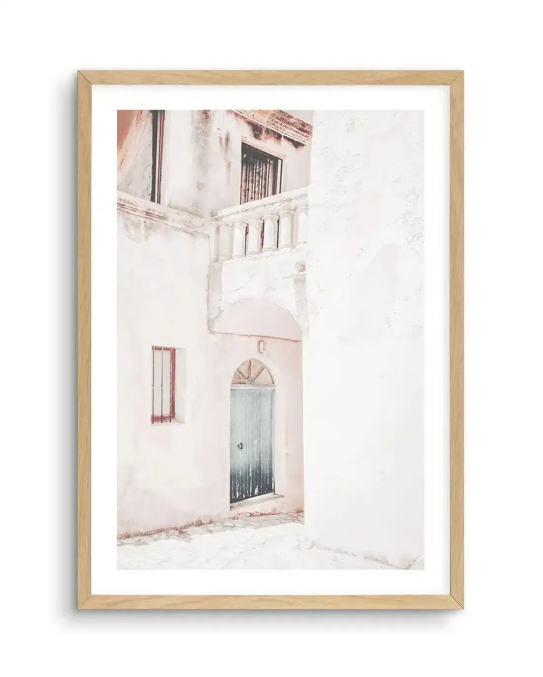 Old Villa | Greece Art Print-Shop Greece Wall Art Prints Online with Olive et Oriel - Our collection of Greek Islands art prints offer unique wall art including blue domes of Santorini in Oia, mediterranean sea prints and incredible posters from Milos and other Greece landscape photography - this collection will add mediterranean blue to your home, perfect for updating the walls in coastal, beach house style. There is Greece art on canvas and extra large wall art with fast, free shipping across 