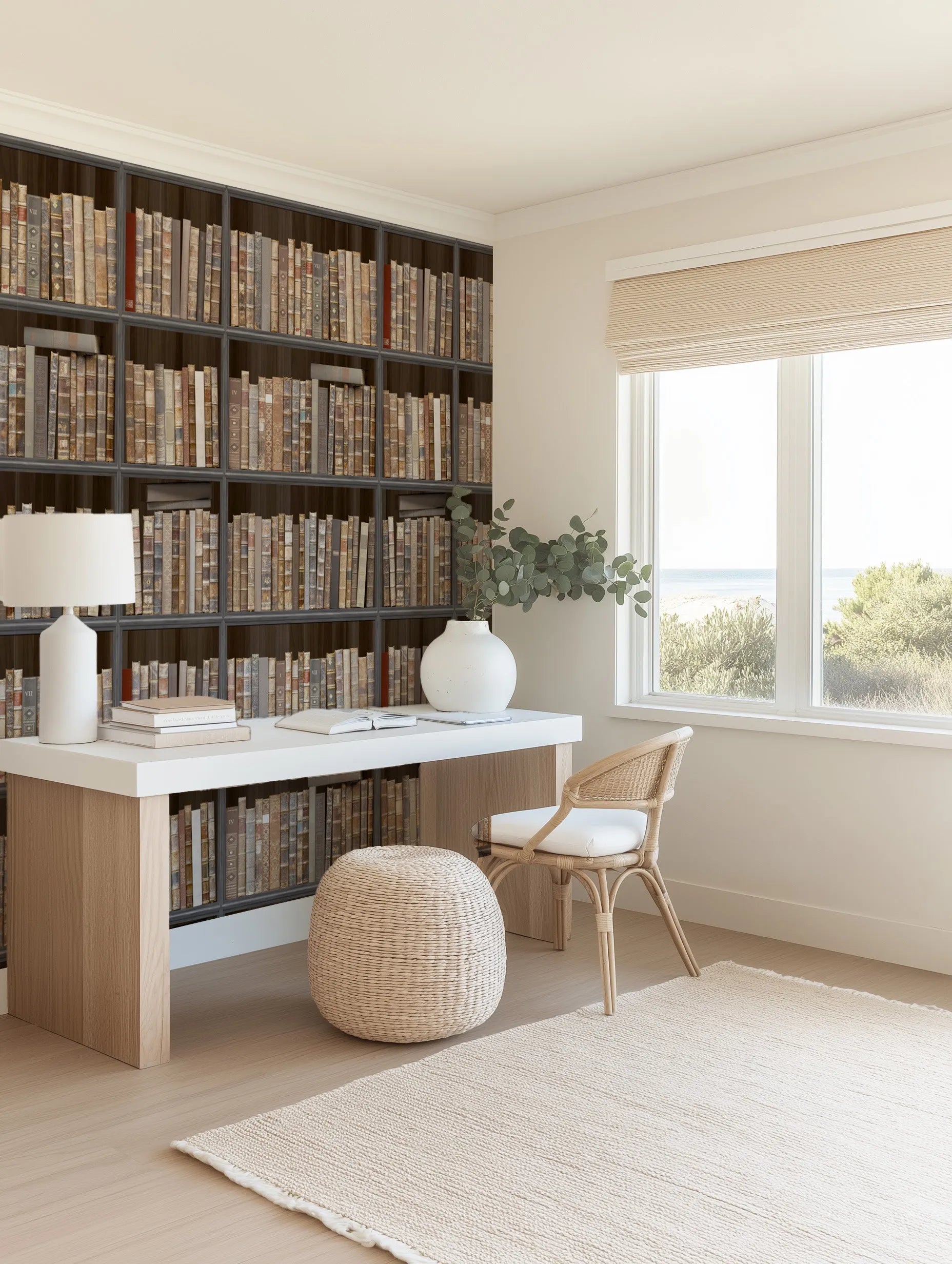 Old Books Wallpaper Mural from Olive et Oriel where you can shop wallpaper and artworks online