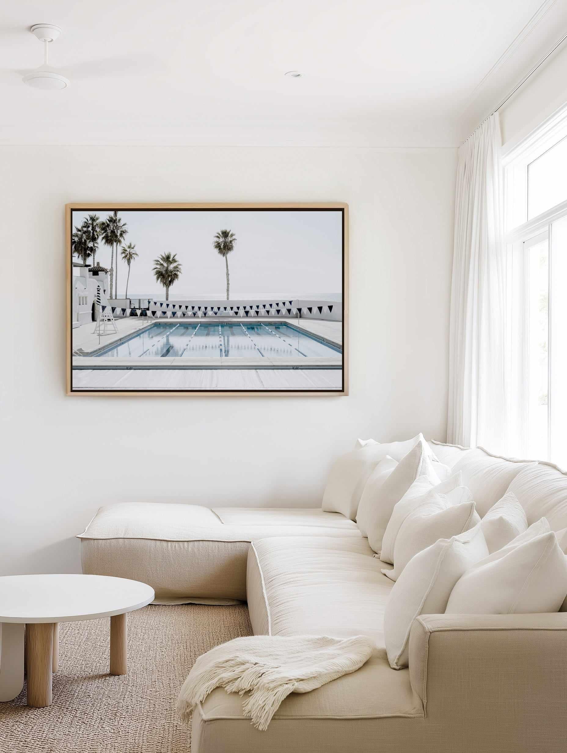 Ole Hanson Beach Club California LS by Michael Geercke | Framed Canvas Art Print from Olive et Oriel where you can shop wallpaper and artworks online